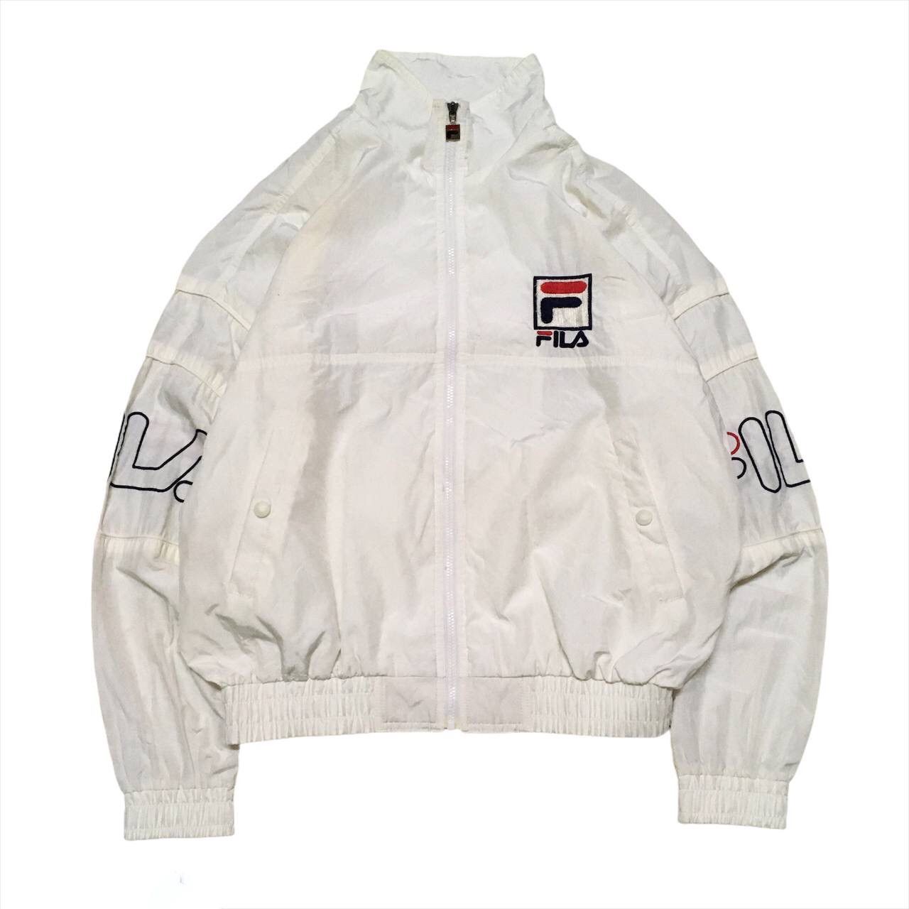 Fila Vintage Fila Bomber Jacket Big Logo Size US L / EU 52-54 / 3 - 1 Thumbnail