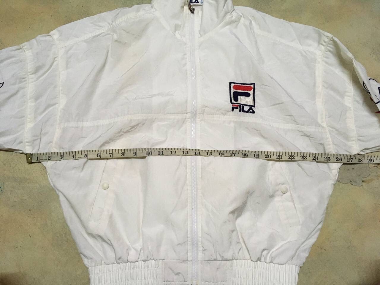 Fila Vintage Fila Bomber Jacket Big Logo Size US L / EU 52-54 / 3 - 9 Thumbnail