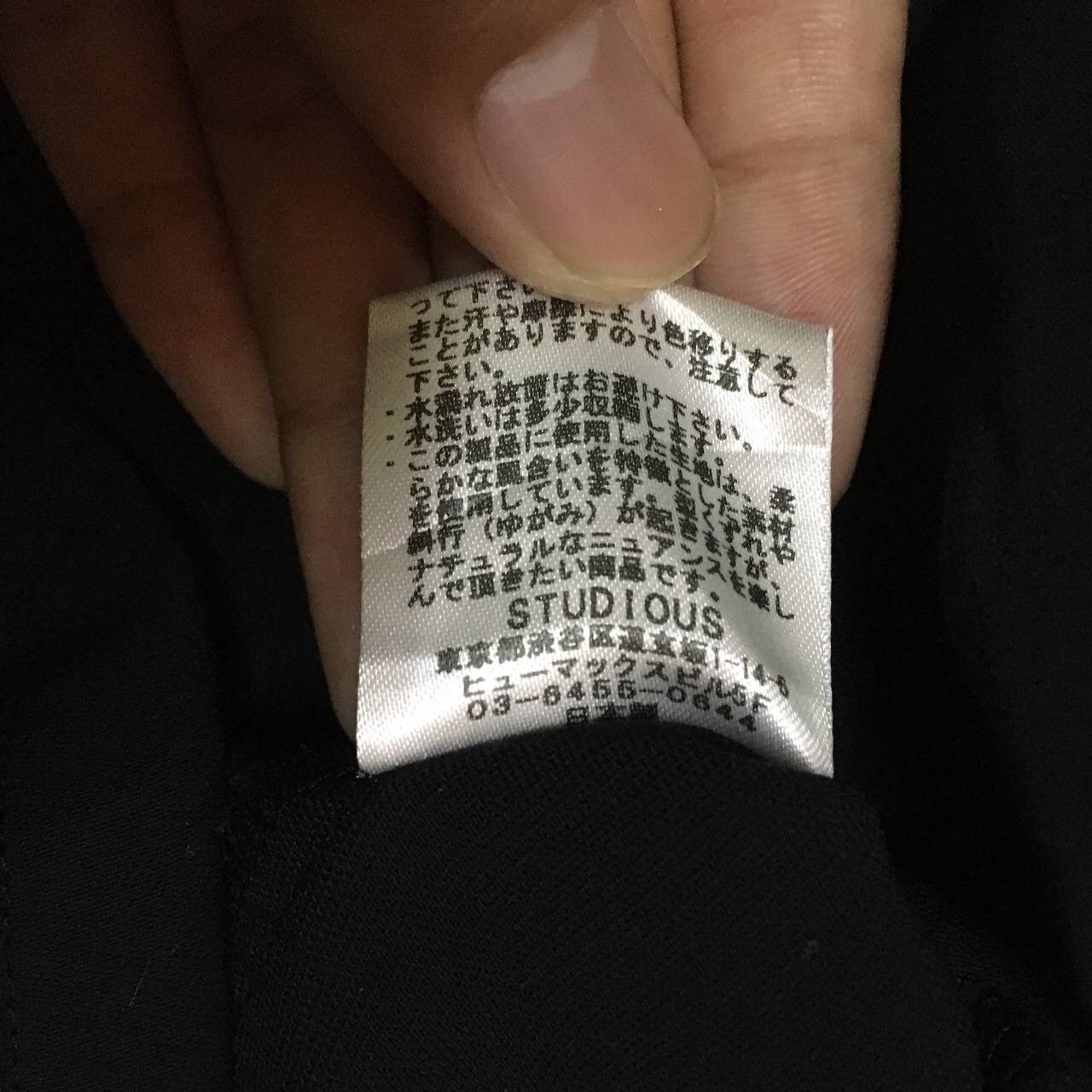 STUDIOUS Japanese Brand Studious Collar Shirt Zipper Style Size US M / EU 48-50 / 2 - 3 Thumbnail