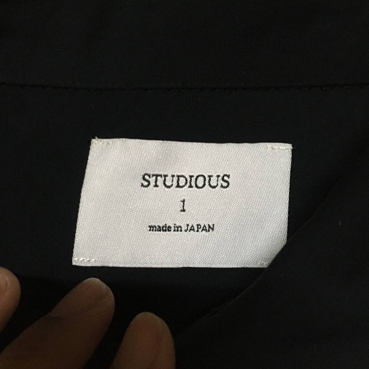STUDIOUS Japanese Brand Studious Collar Shirt Zipper Style Size US M / EU 48-50 / 2 - 2 Thumbnail