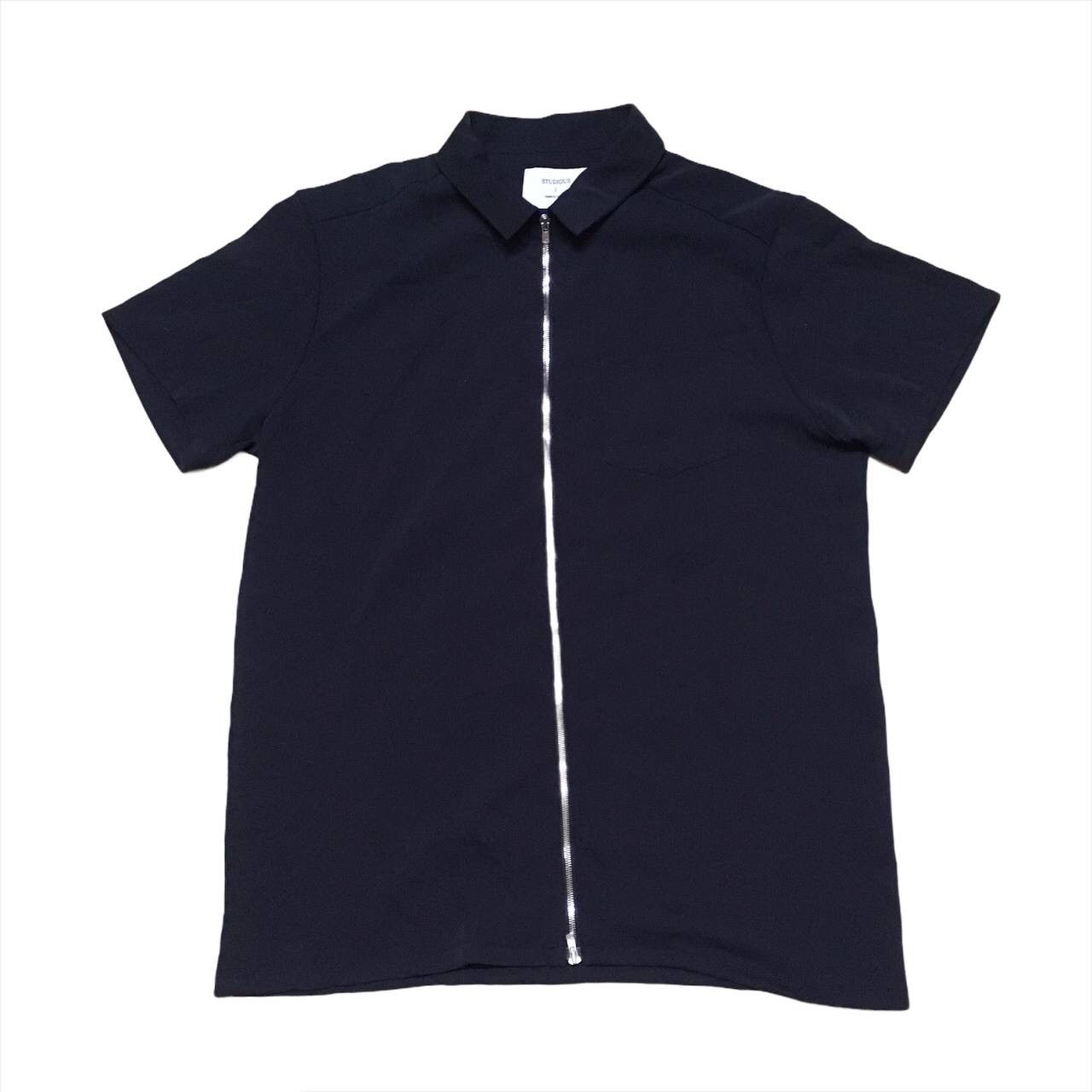 STUDIOUS Japanese Brand Studious Collar Shirt Zipper Style Size US M / EU 48-50 / 2 - 1 Thumbnail