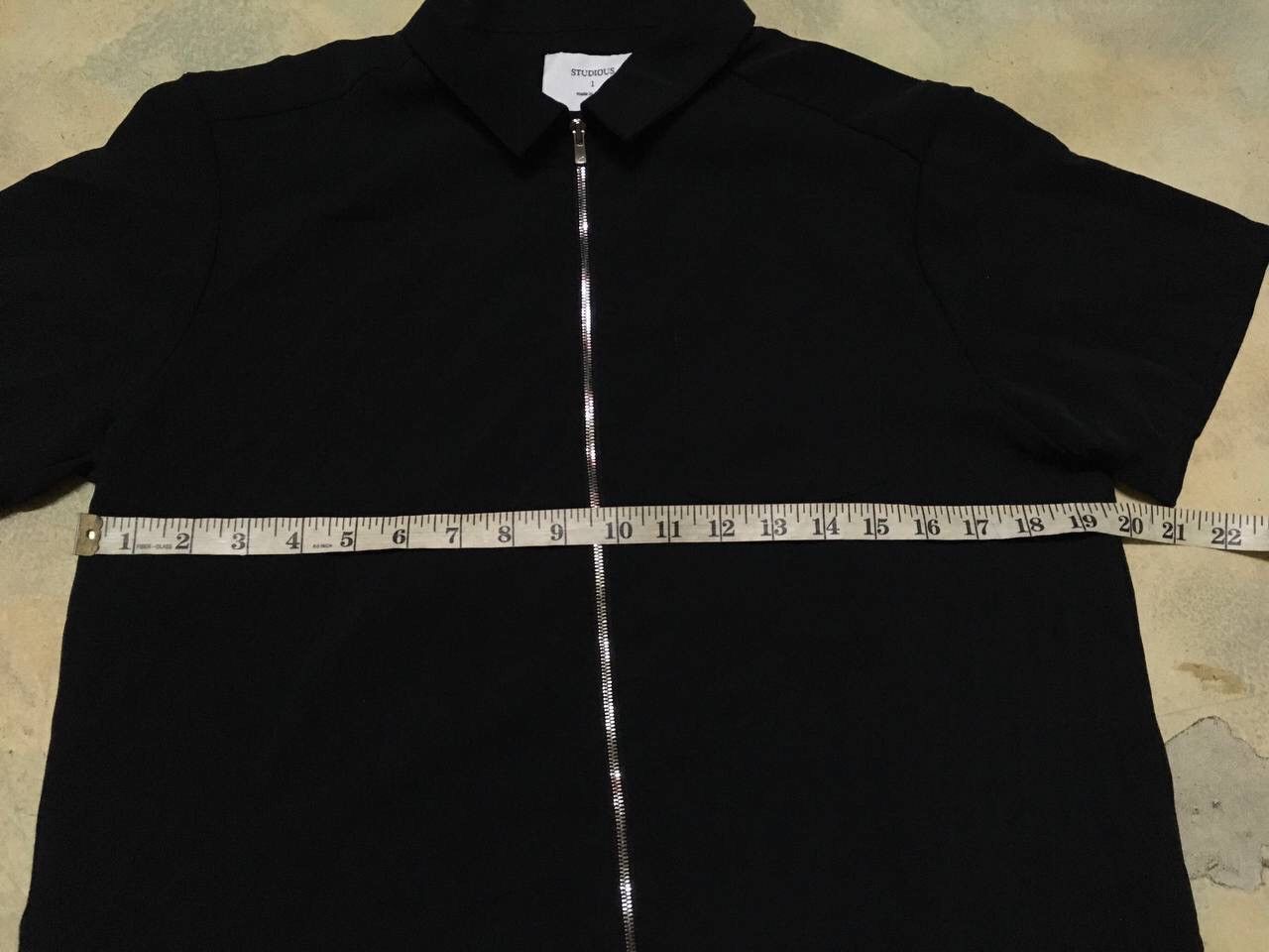 STUDIOUS Japanese Brand Studious Collar Shirt Zipper Style Size US M / EU 48-50 / 2 - 5 Thumbnail