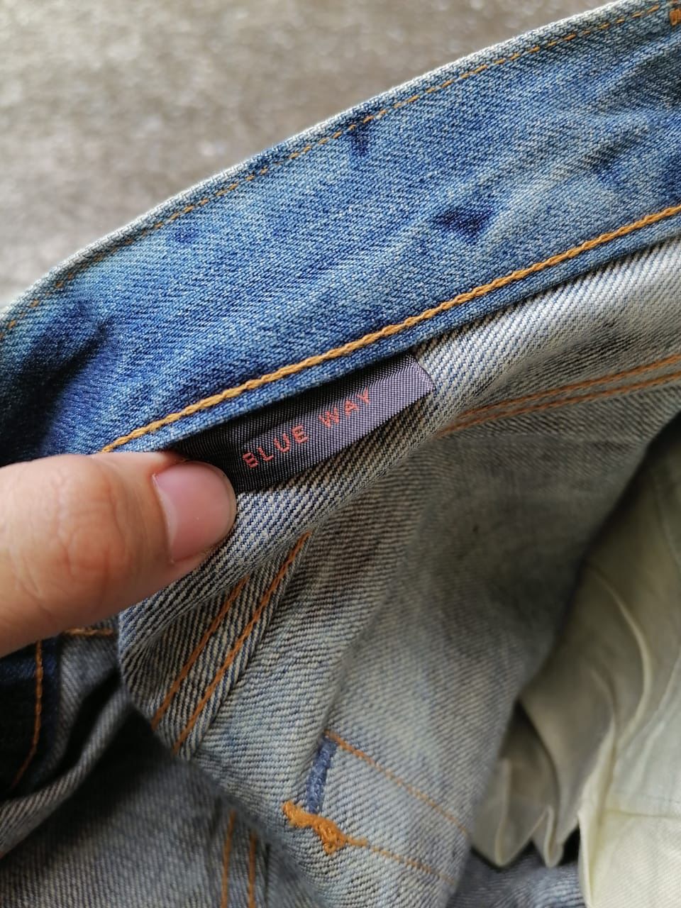 Japanese Brand Blueway Nice Colour Ways Made In Japan Denim Jeans Size US 34 / EU 50 - 3 Thumbnail