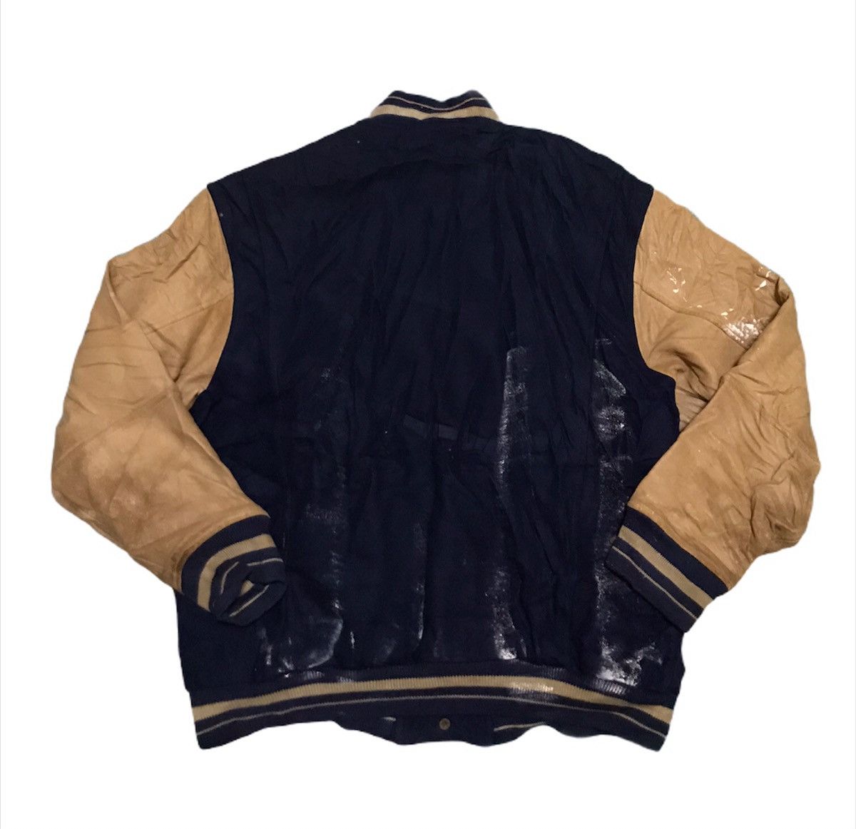 Vintage Pickup !! Mirage pig skin logo varsity jacket Size US L / EU 52-54 / 3 - 9 Thumbnail