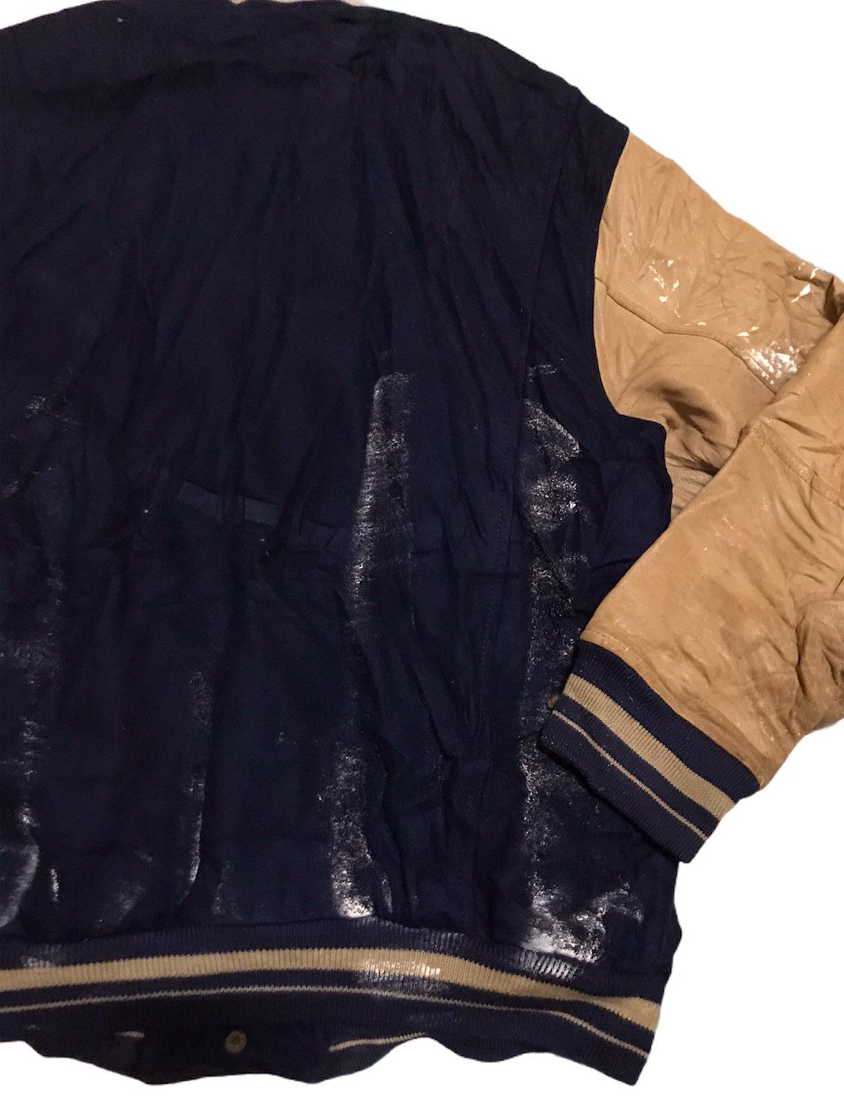 Vintage Pickup !! Mirage pig skin logo varsity jacket Size US L / EU 52-54 / 3 - 10 Thumbnail