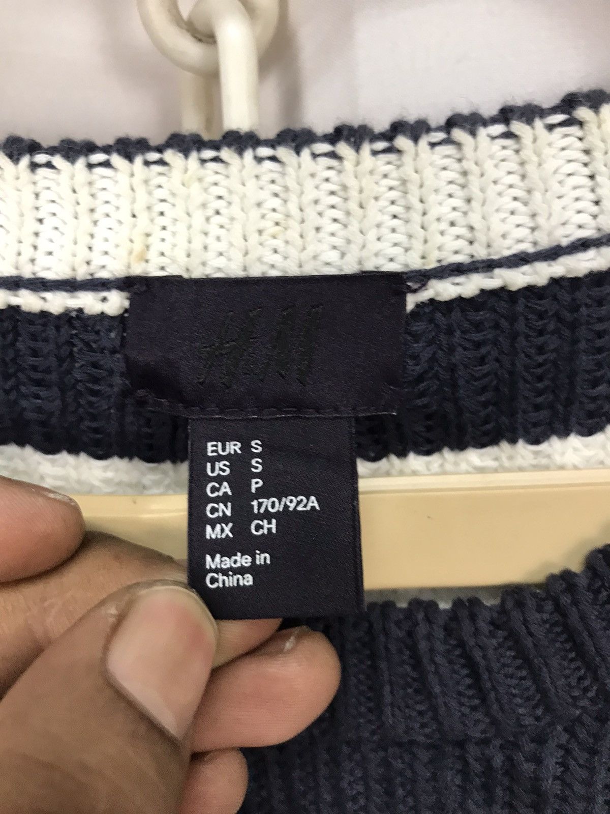 H&M H&M knitwear stripe sweatshirt Size US M / EU 48-50 / 2 - 3 Thumbnail
