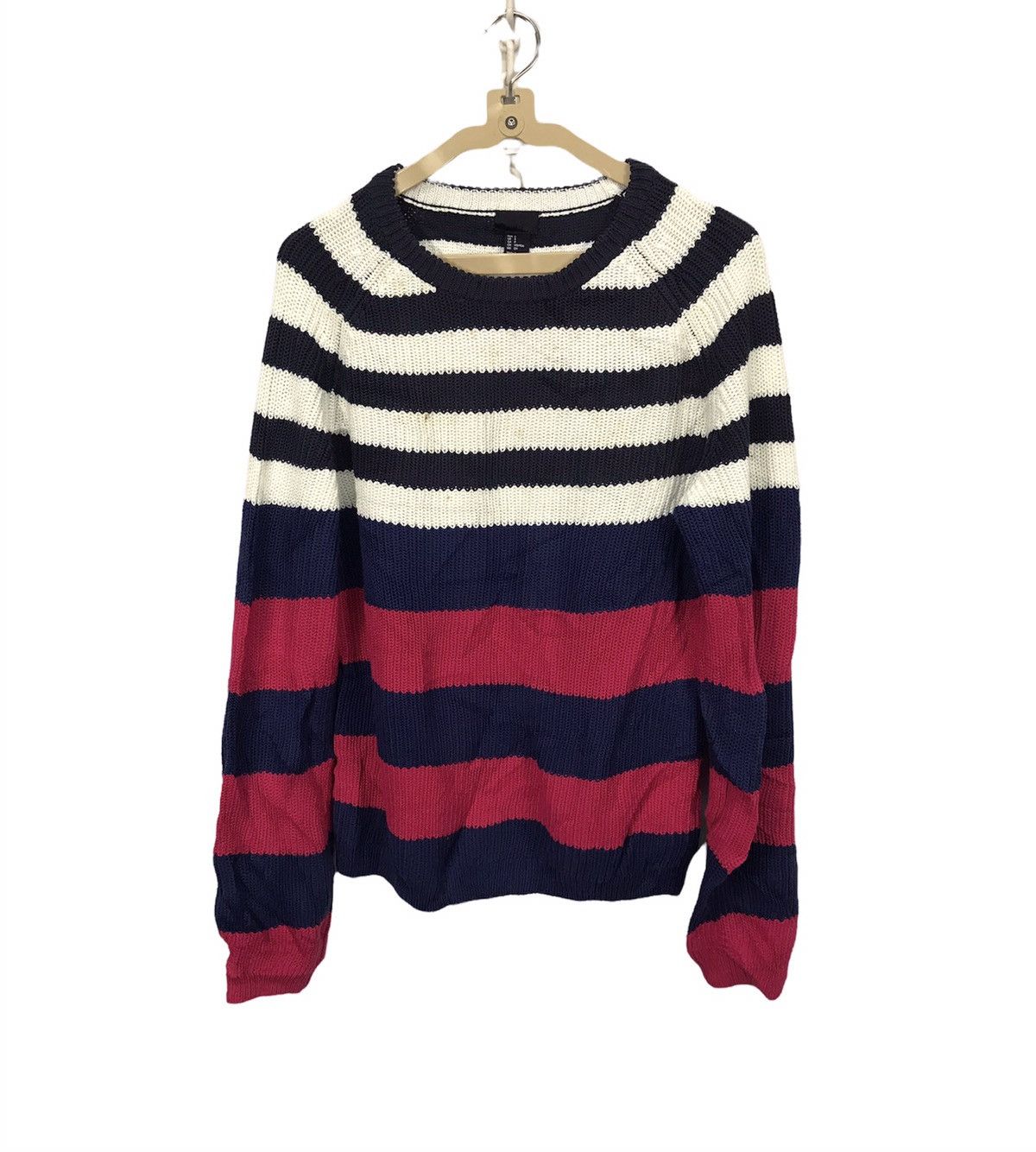 H&M H&M knitwear stripe sweatshirt Size US M / EU 48-50 / 2 - 1 Thumbnail