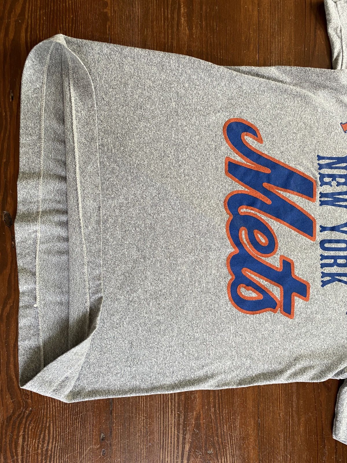 MLB Vintage 80’s New York Mets Single Stitch Trench Tee Size US XS / EU 42 / 0 - 8 Thumbnail