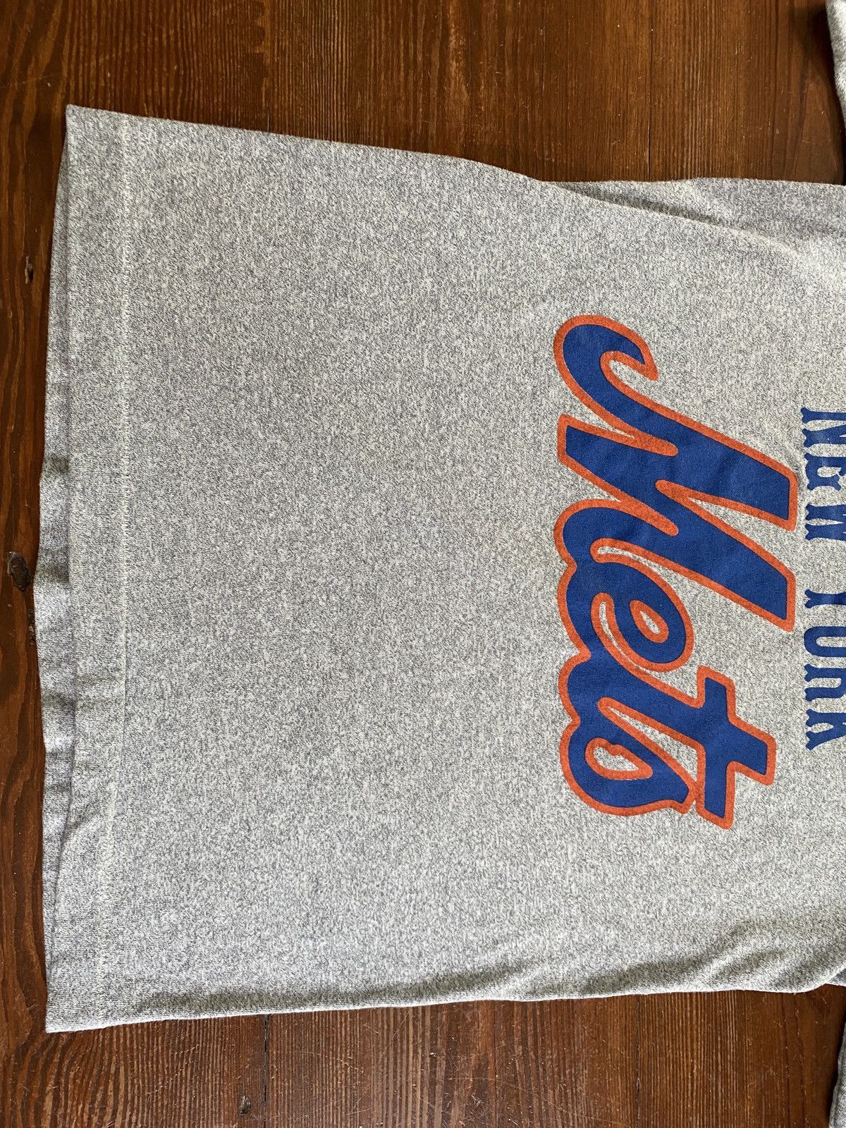 MLB Vintage 80’s New York Mets Single Stitch Trench Tee Size US XS / EU 42 / 0 - 7 Thumbnail