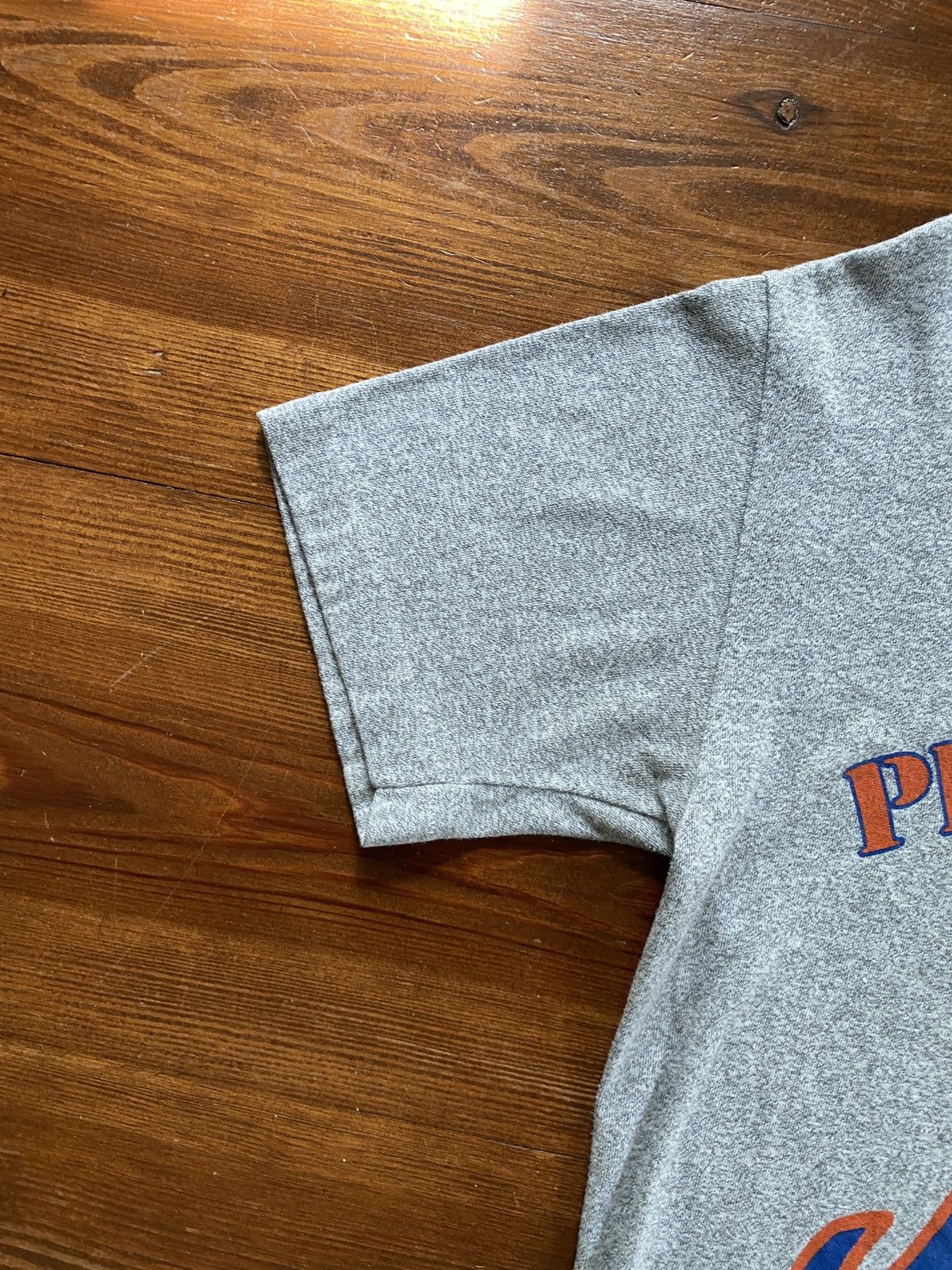 MLB Vintage 80’s New York Mets Single Stitch Trench Tee Size US XS / EU 42 / 0 - 4 Thumbnail