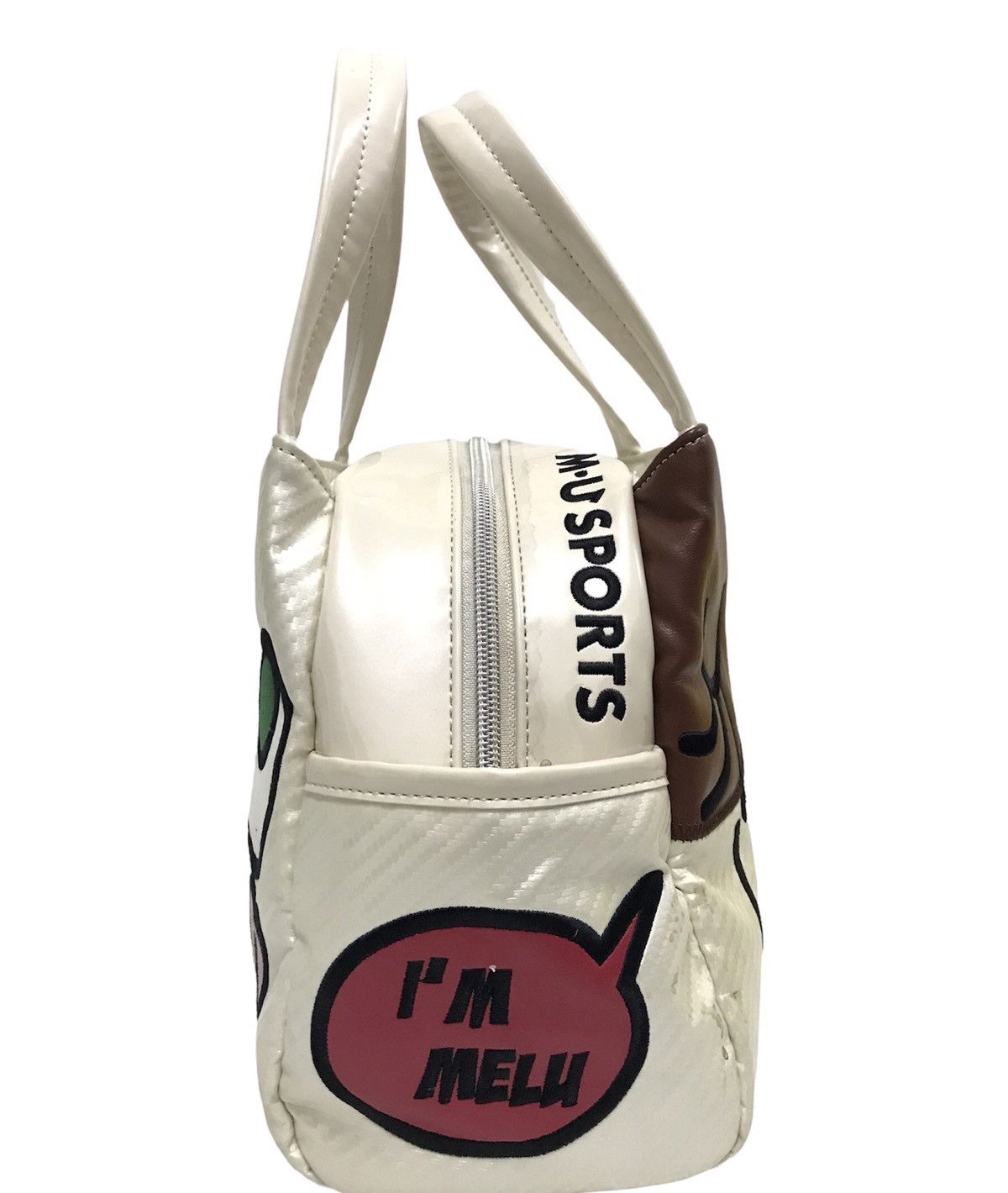 Japanese Brand 🇯🇵Vintage MU Sports Boston Bag Handbag Size ONE SIZE - 5 Thumbnail