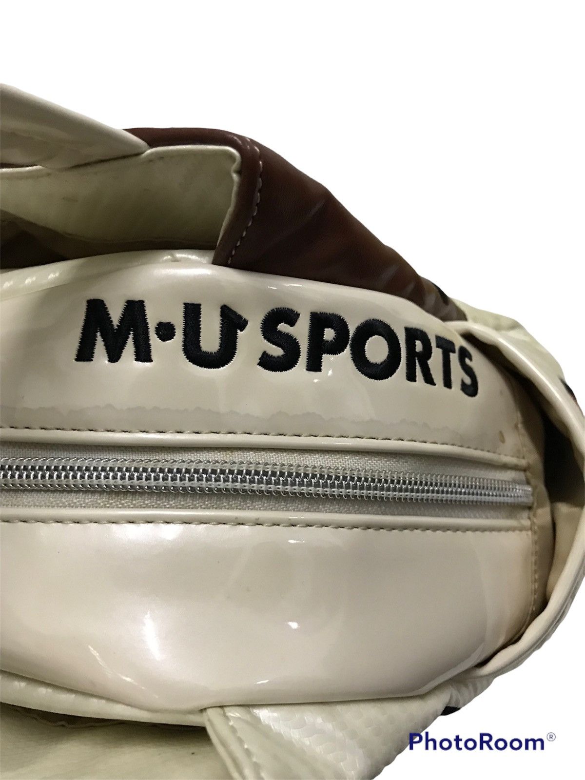Japanese Brand 🇯🇵Vintage MU Sports Boston Bag Handbag Size ONE SIZE - 6 Thumbnail