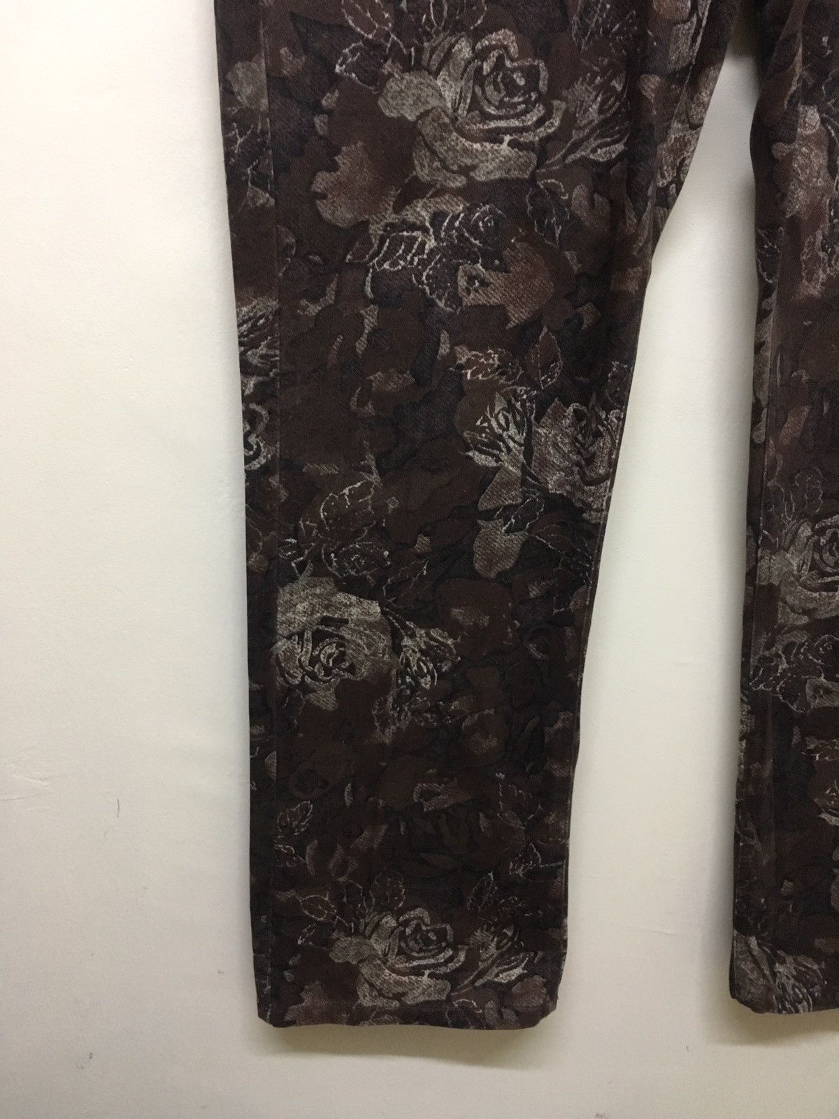 Bill Blass × Designer × Japanese Brand Japan Brand Bill Blass Flower motif Trouser Pants Size US 36 / EU 52 - 4 Thumbnail