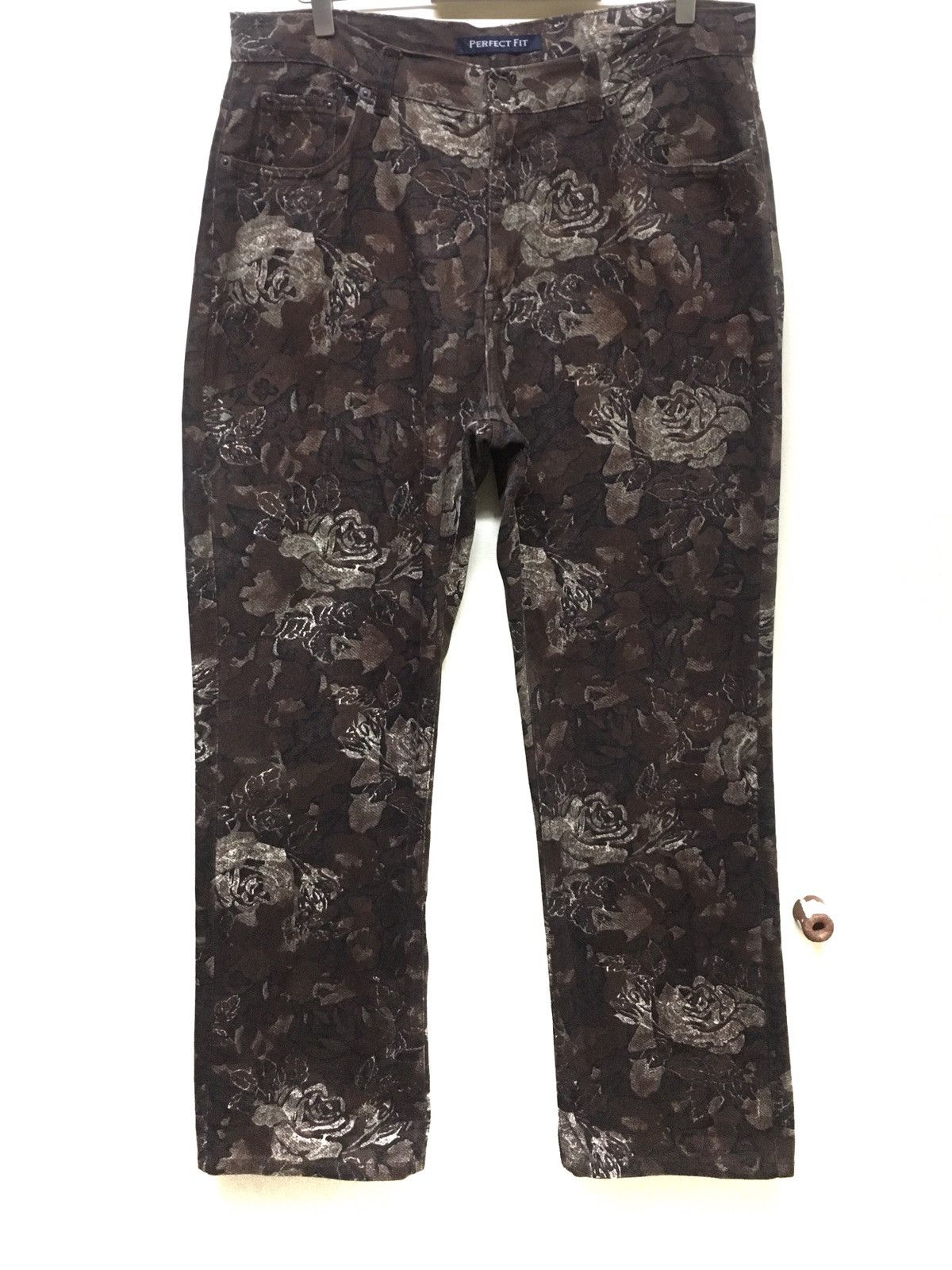 Bill Blass × Designer × Japanese Brand Japan Brand Bill Blass Flower motif Trouser Pants Size US 36 / EU 52 - 2 Thumbnail
