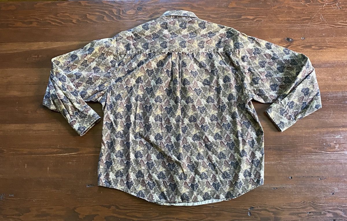 Natural Issue Vintage 90’s Natural Issue Leaves All Over Button Up Size US L / EU 52-54 / 3 - 9 Thumbnail