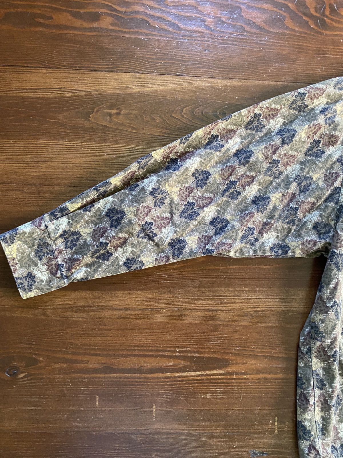 Natural Issue Vintage 90’s Natural Issue Leaves All Over Button Up Size US L / EU 52-54 / 3 - 4 Thumbnail