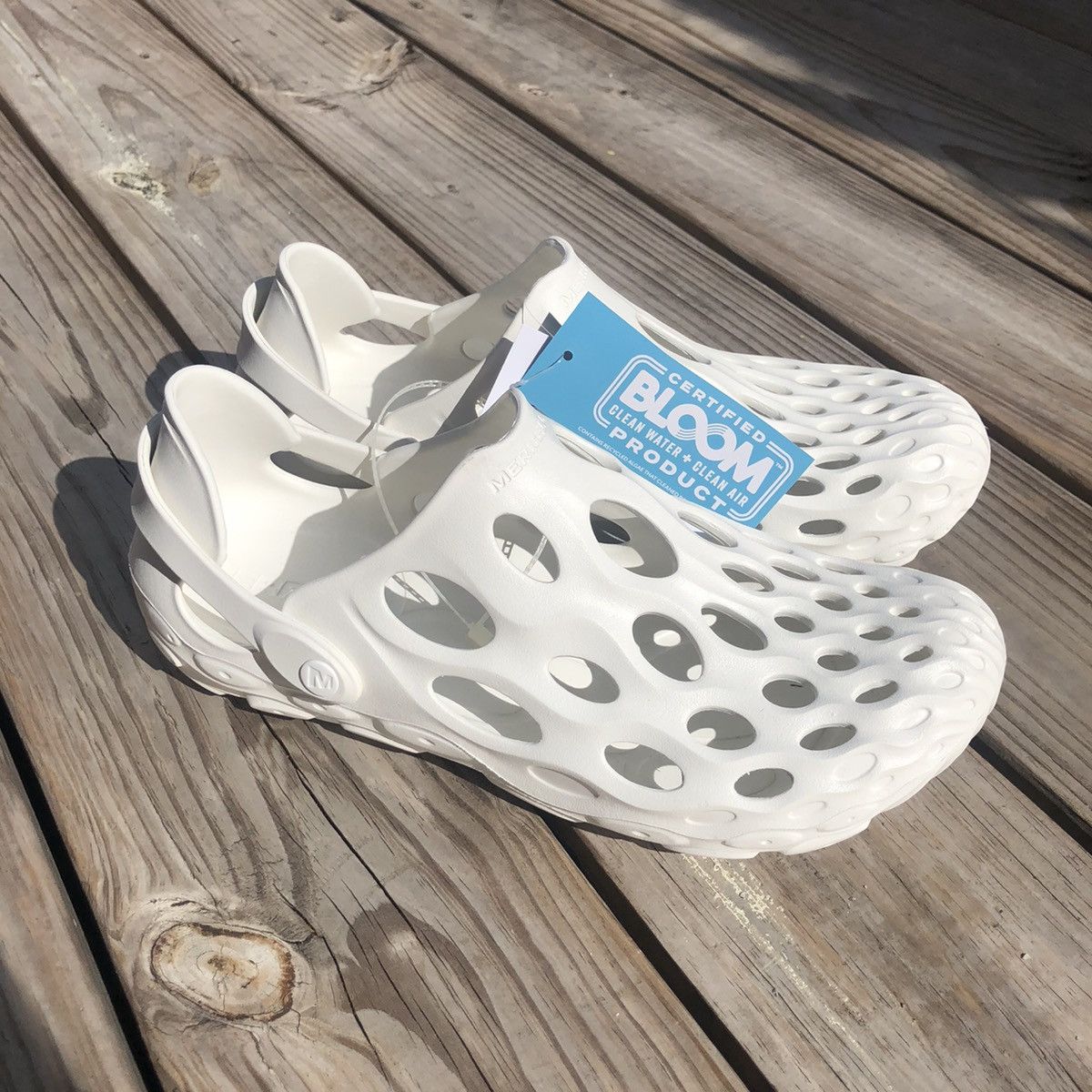 Merrell Hydro Moc Bloom Slip On Clogs White