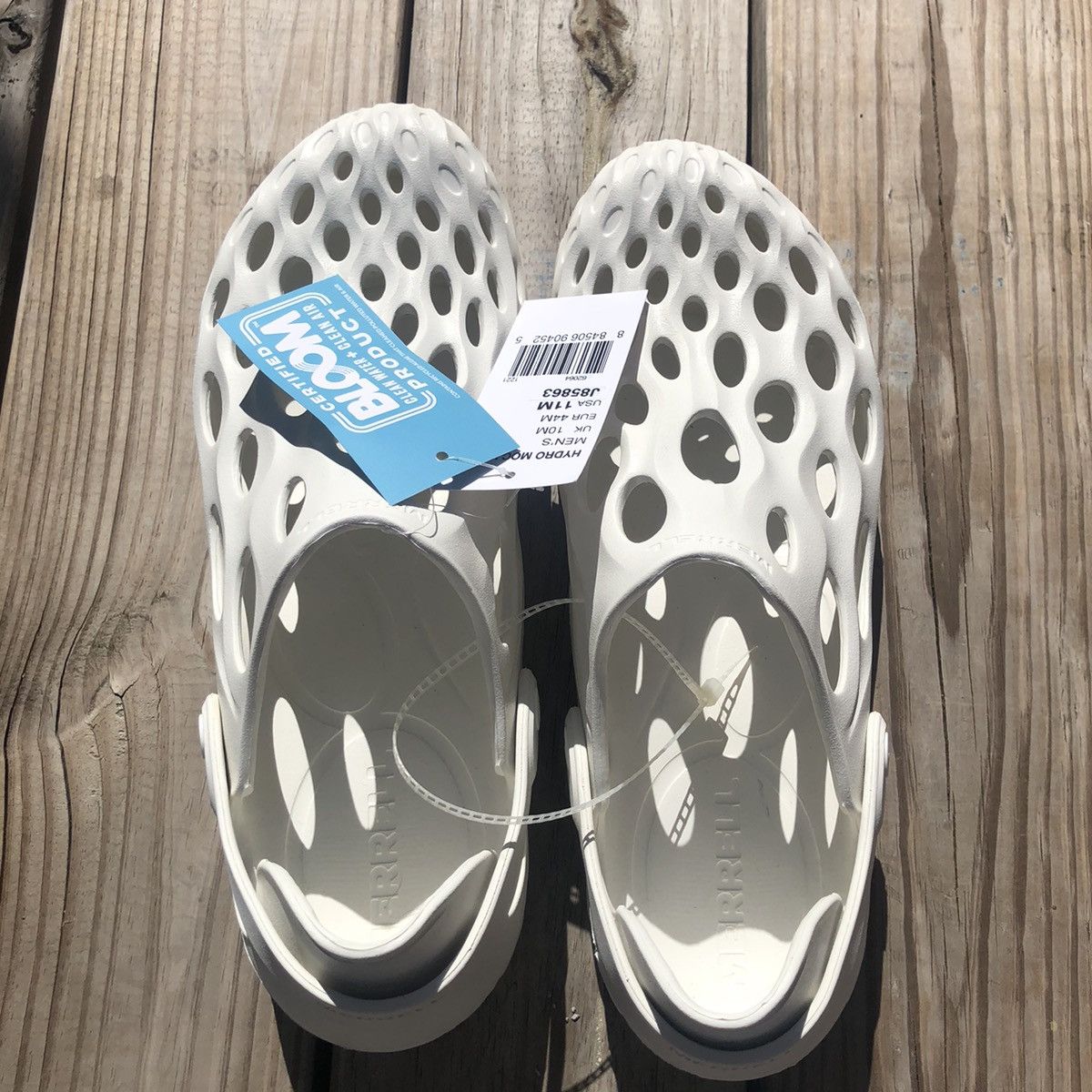 Merrell Merrell Hydro Moc Bloom Slip On Clogs White Size US 11 / EU 44 - 3 Thumbnail