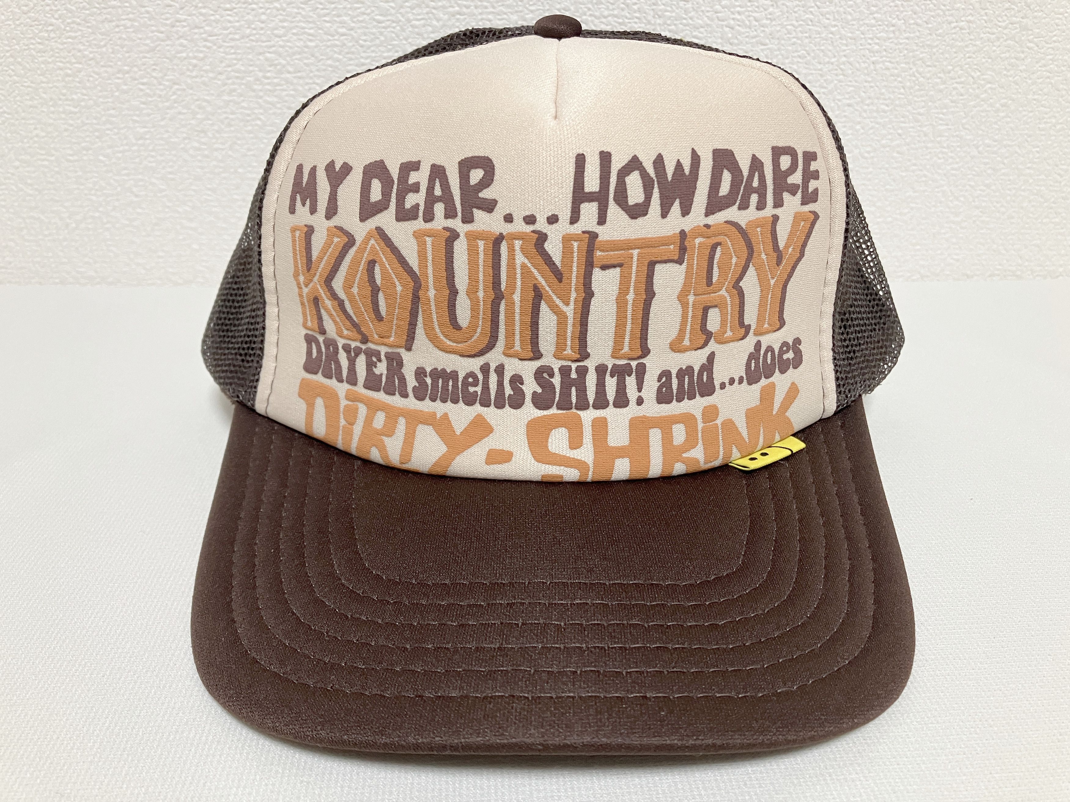 Kapital kapital kountry Dirty Shrink truck cap hat trucker ecru Size ONE SIZE - 2 Thumbnail