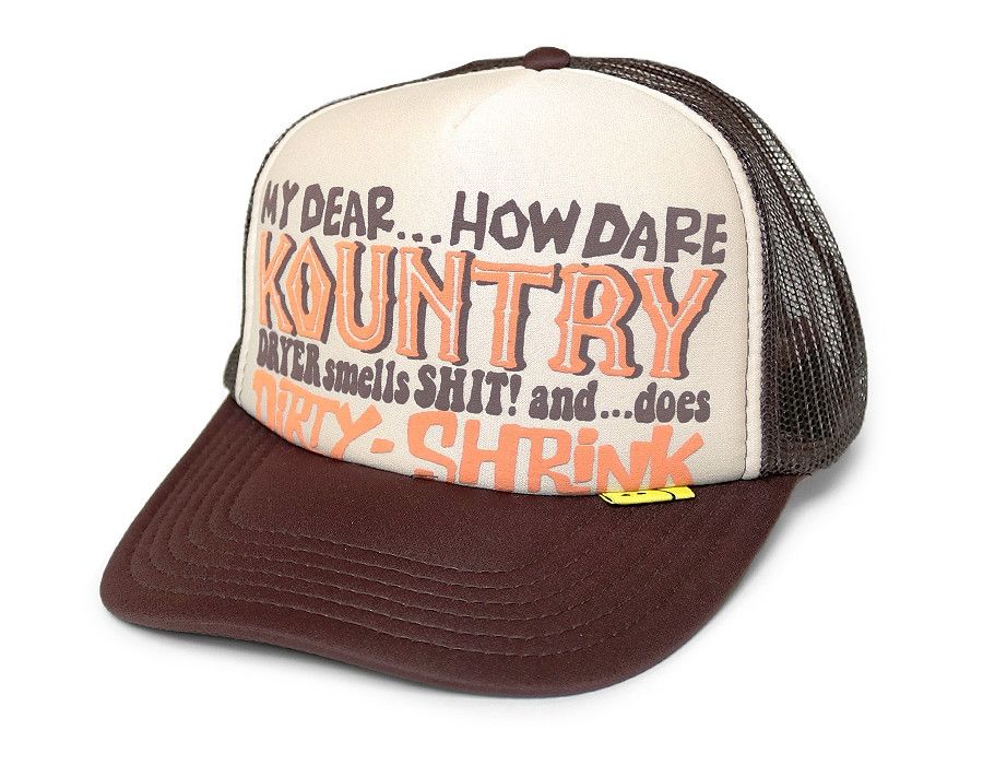 Kapital kapital kountry Dirty Shrink truck cap hat trucker ecru Size ONE SIZE - 5 Thumbnail