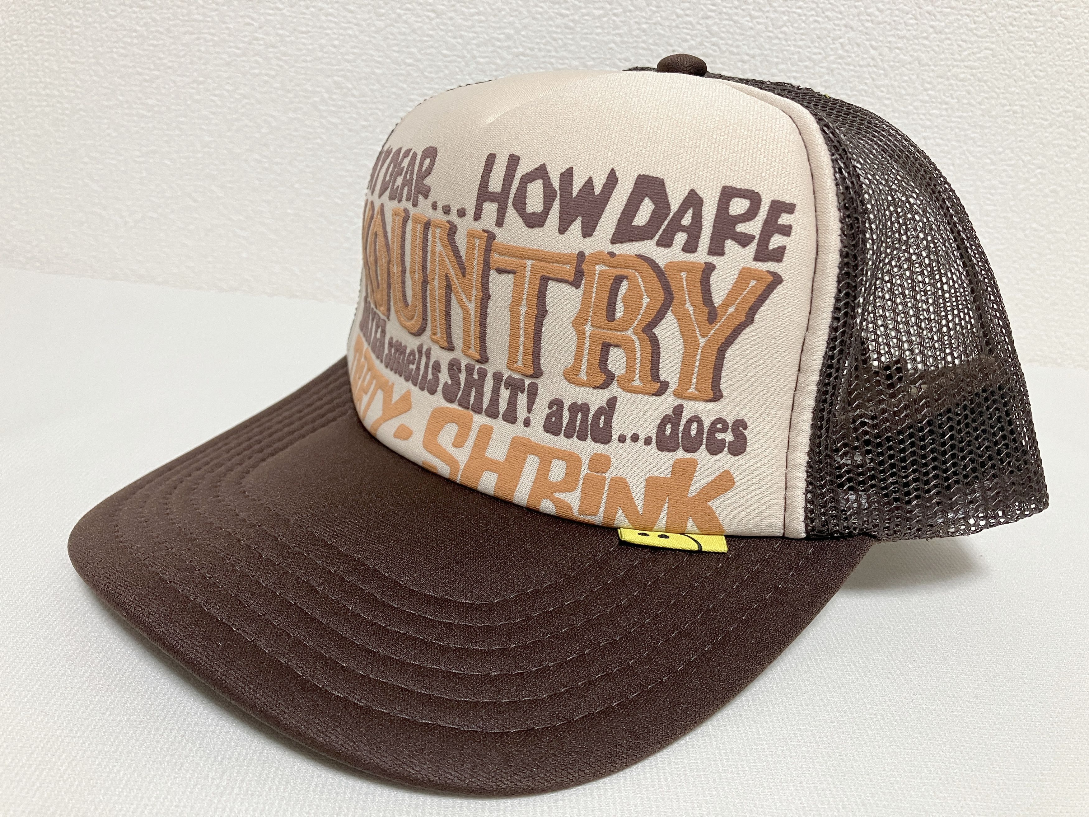 Kapital kapital kountry Dirty Shrink truck cap hat trucker ecru Size ONE SIZE - 1 Thumbnail