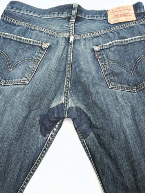 Levi's × Vintage Vintage Levis 501 Straight Leg Distressed Jeans 36x30 Size US 36 / EU 52 - 6 Thumbnail