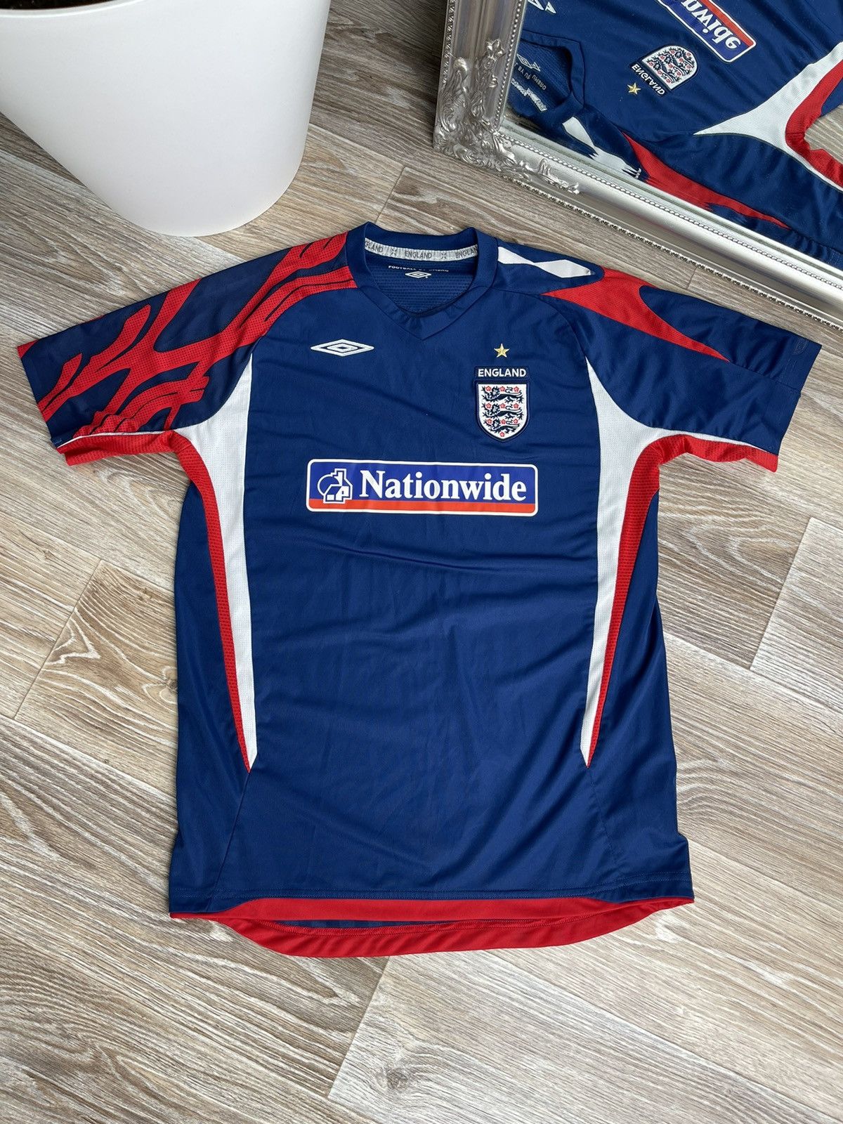 Maillot Officiel Vintage 2006 Sélection'Angleterre Marque Umbro Taille S