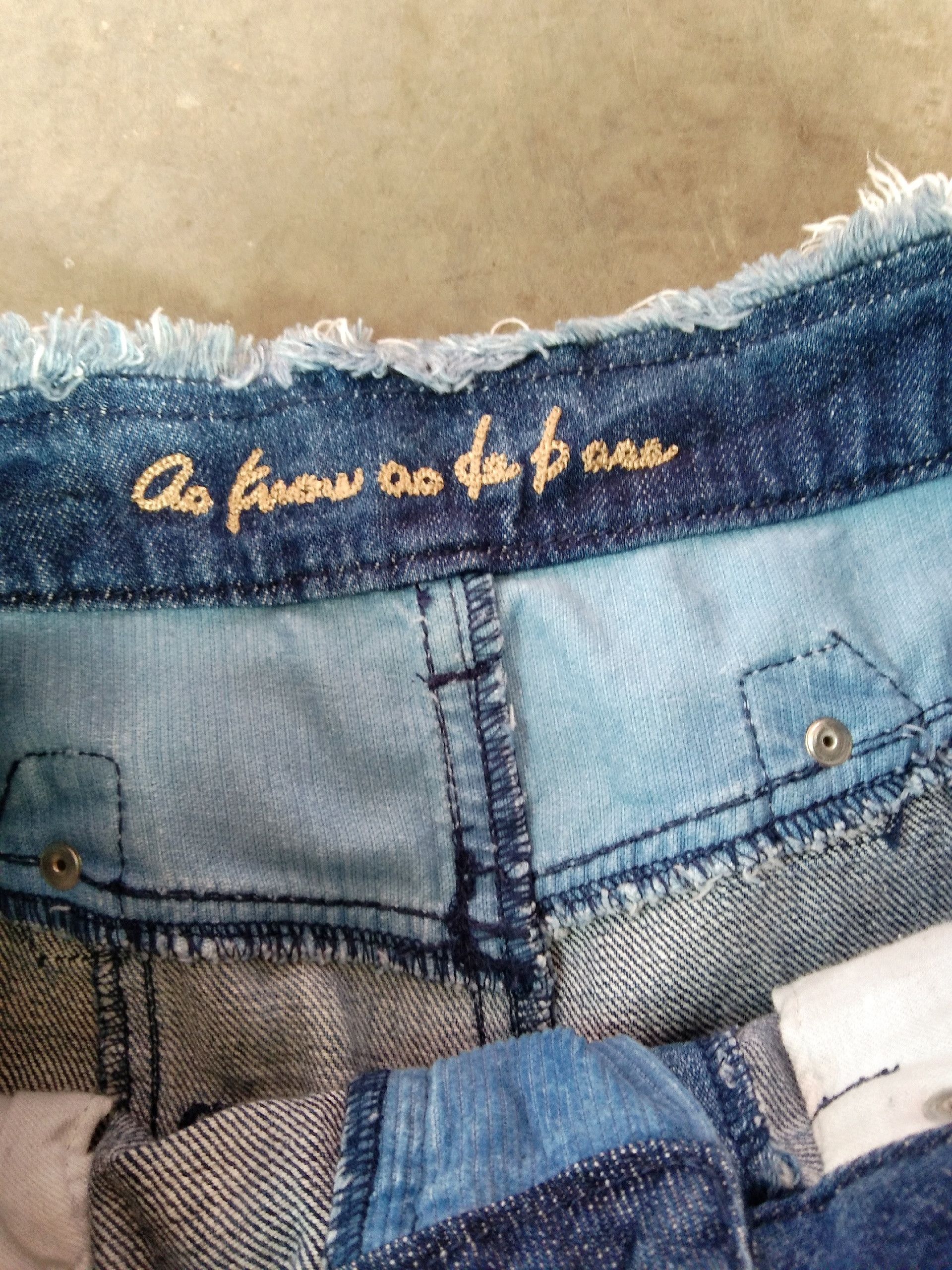 Japanese Brand × Jean Japanese Brand As Know As Patchwork Cropped Jeans Size US 29 - 8 Thumbnail