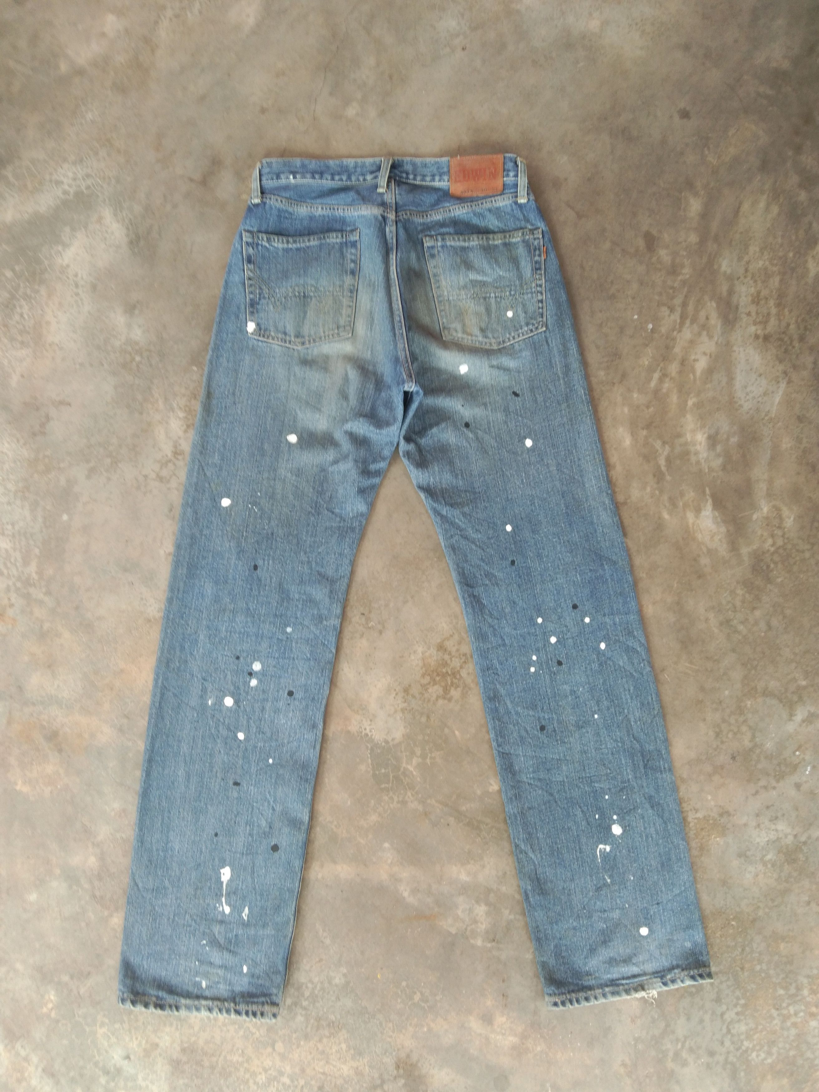 Japanese Brand × Jean × Vintage 90s Vintage Edwin 505x Japan Selvedge Redline Painter Jeans Size US 30 / EU 46 - 2 Thumbnail