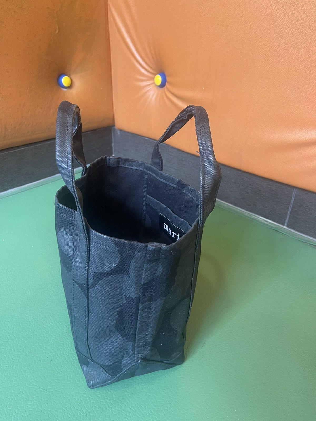 Marimekko Rare MARIMEKKO Floral Big All Over Black Blackout Tote Size ONE SIZE - 4 Thumbnail