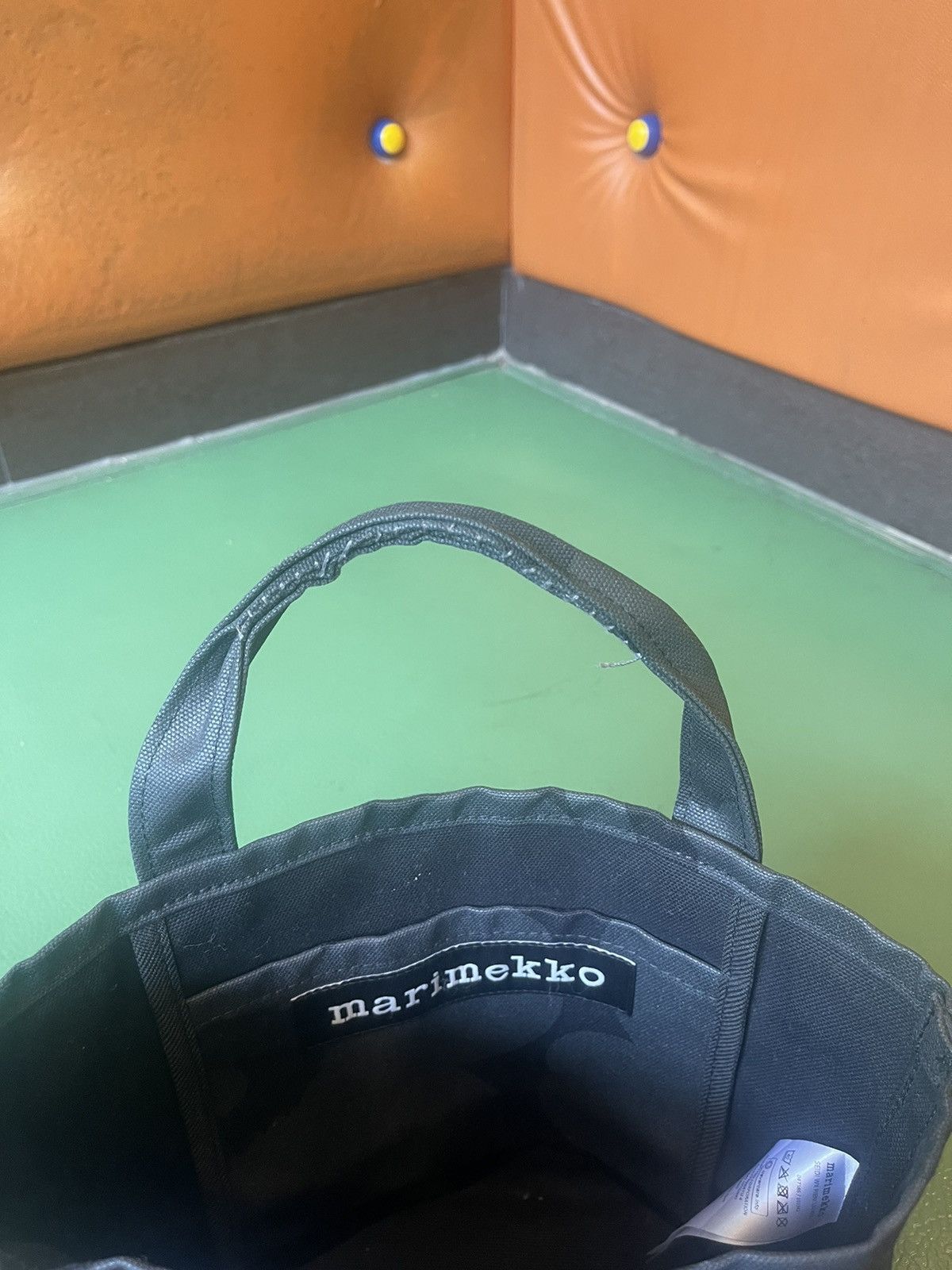 Marimekko Rare MARIMEKKO Floral Big All Over Black Blackout Tote Size ONE SIZE - 5 Thumbnail
