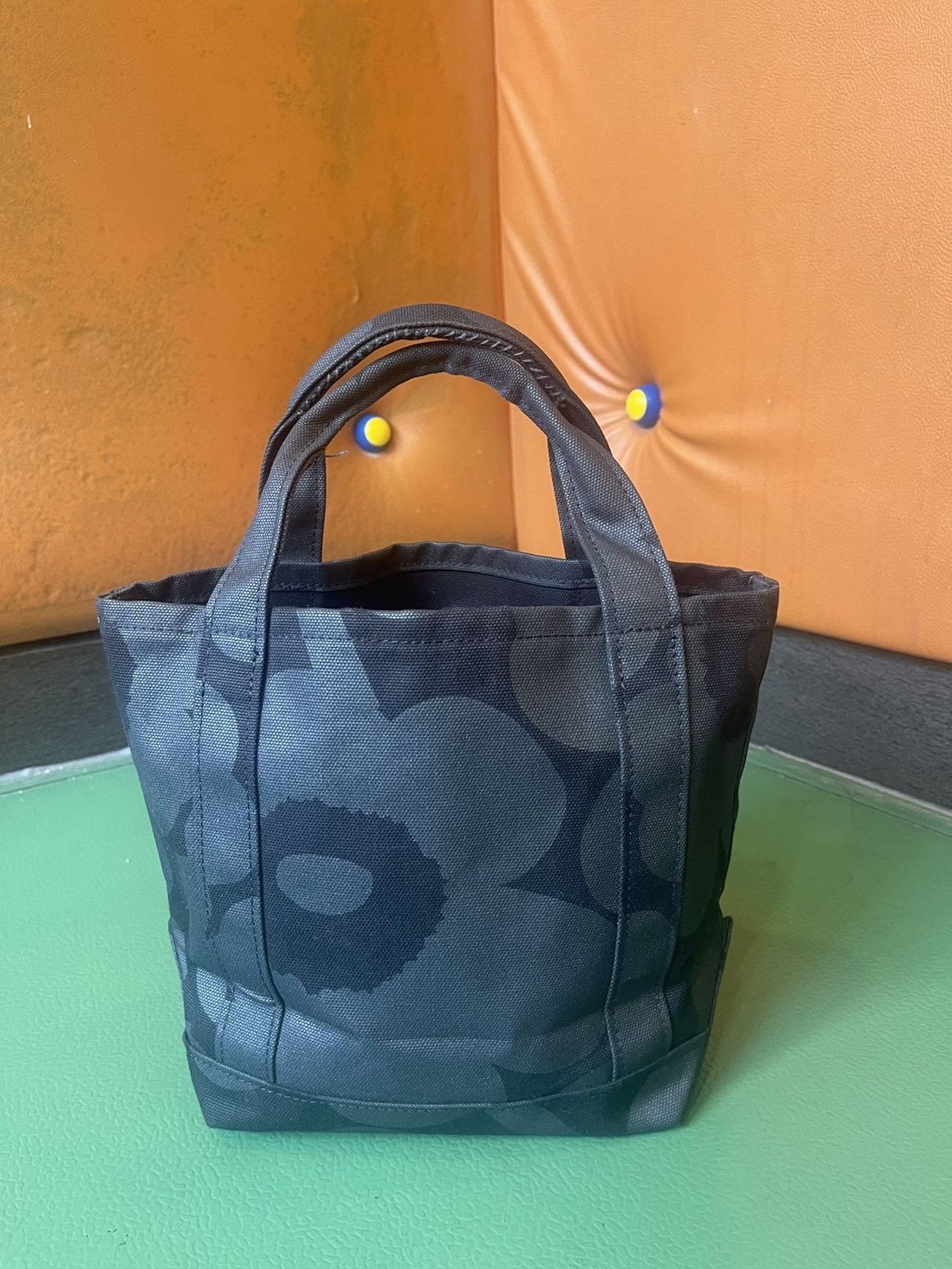 Marimekko Rare MARIMEKKO Floral Big All Over Black Blackout Tote Size ONE SIZE - 3 Thumbnail