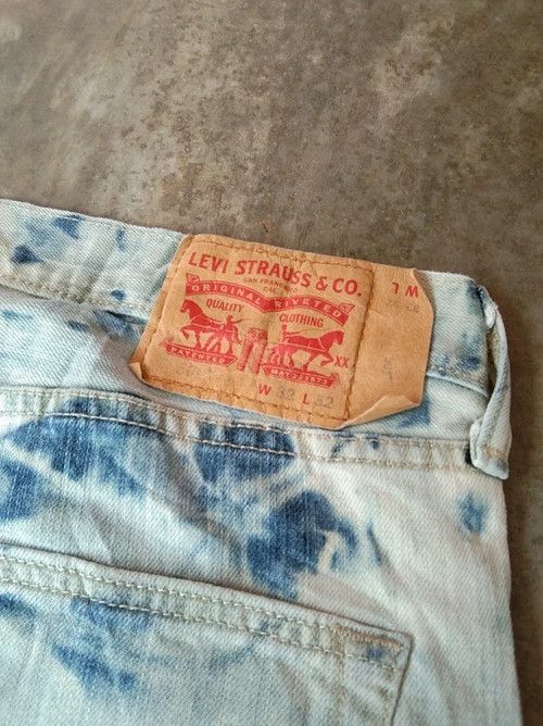 Levi's × Vintage Vintage Levis 501 Distressed Jeans 32x31 Size US 32 / EU 48 - 3 Thumbnail