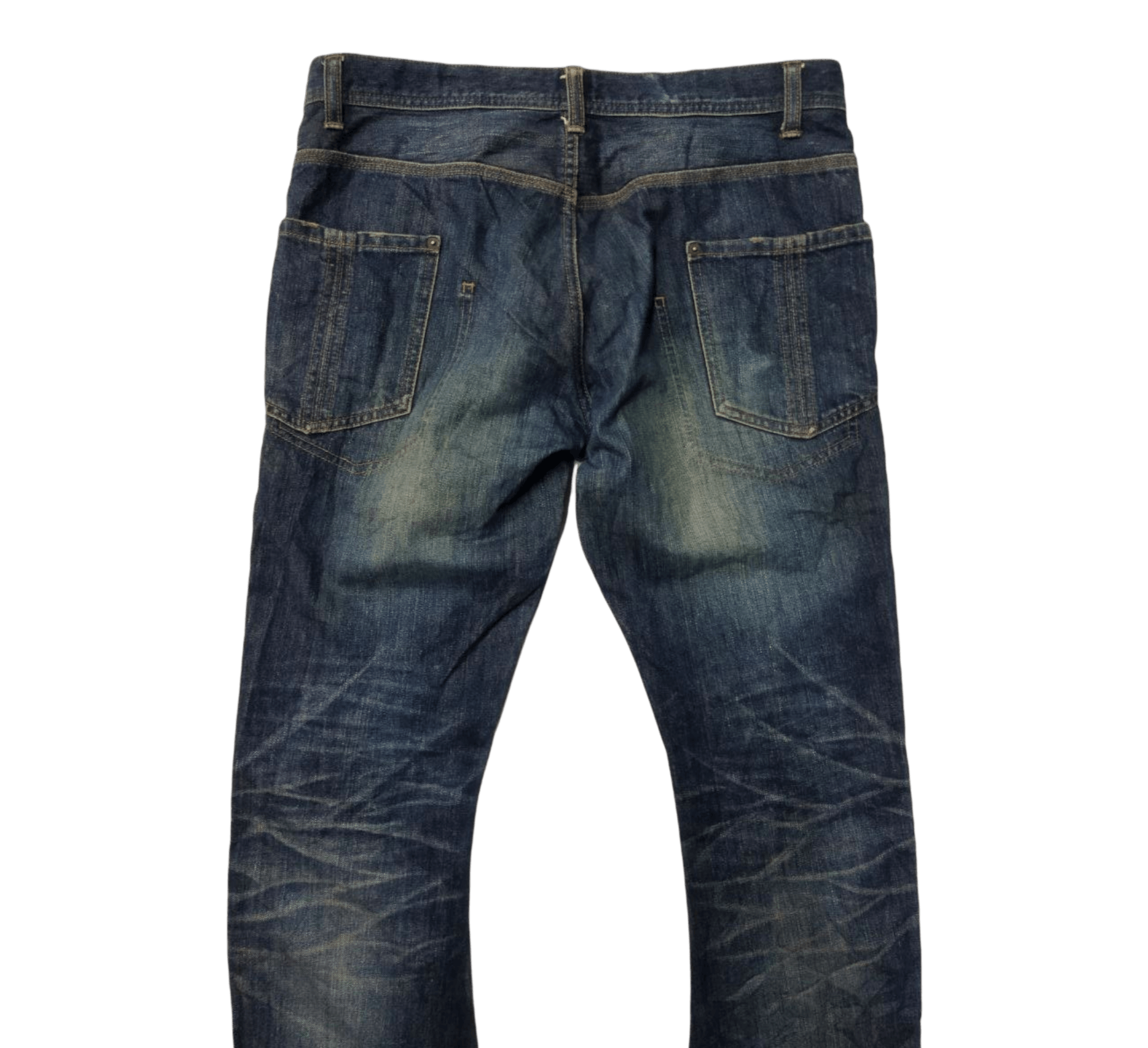 Schlussel Schlussel Japan Distressed Style Jeans Size US 33 - 5 Thumbnail