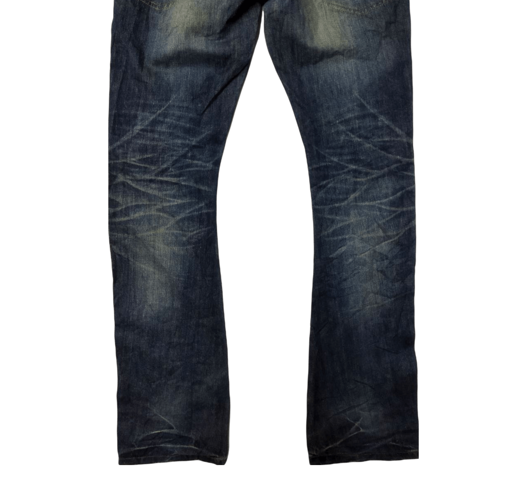 Schlussel Schlussel Japan Distressed Style Jeans Size US 33 - 6 Thumbnail