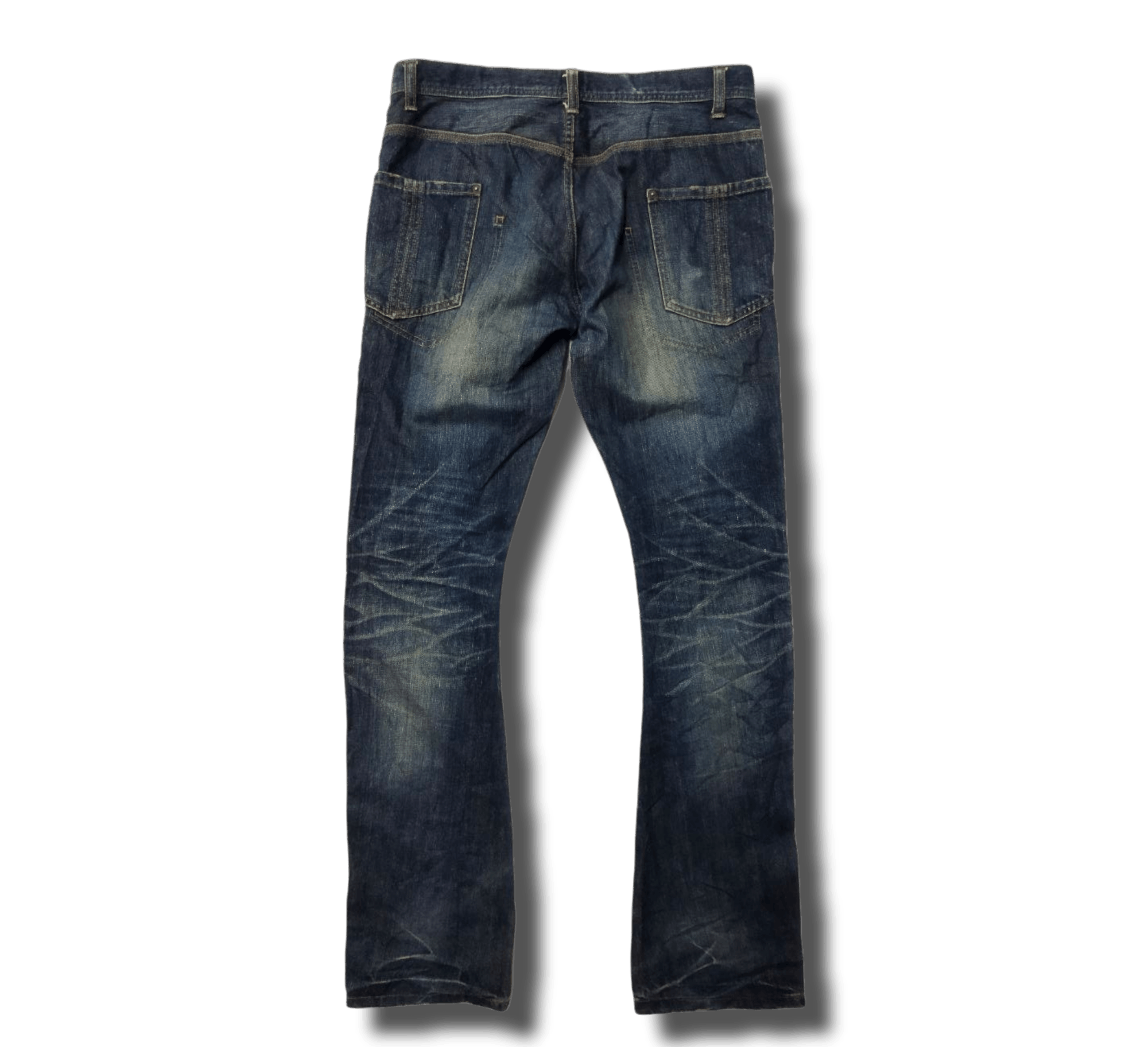 Schlussel Schlussel Japan Distressed Style Jeans Size US 33 - 4 Thumbnail