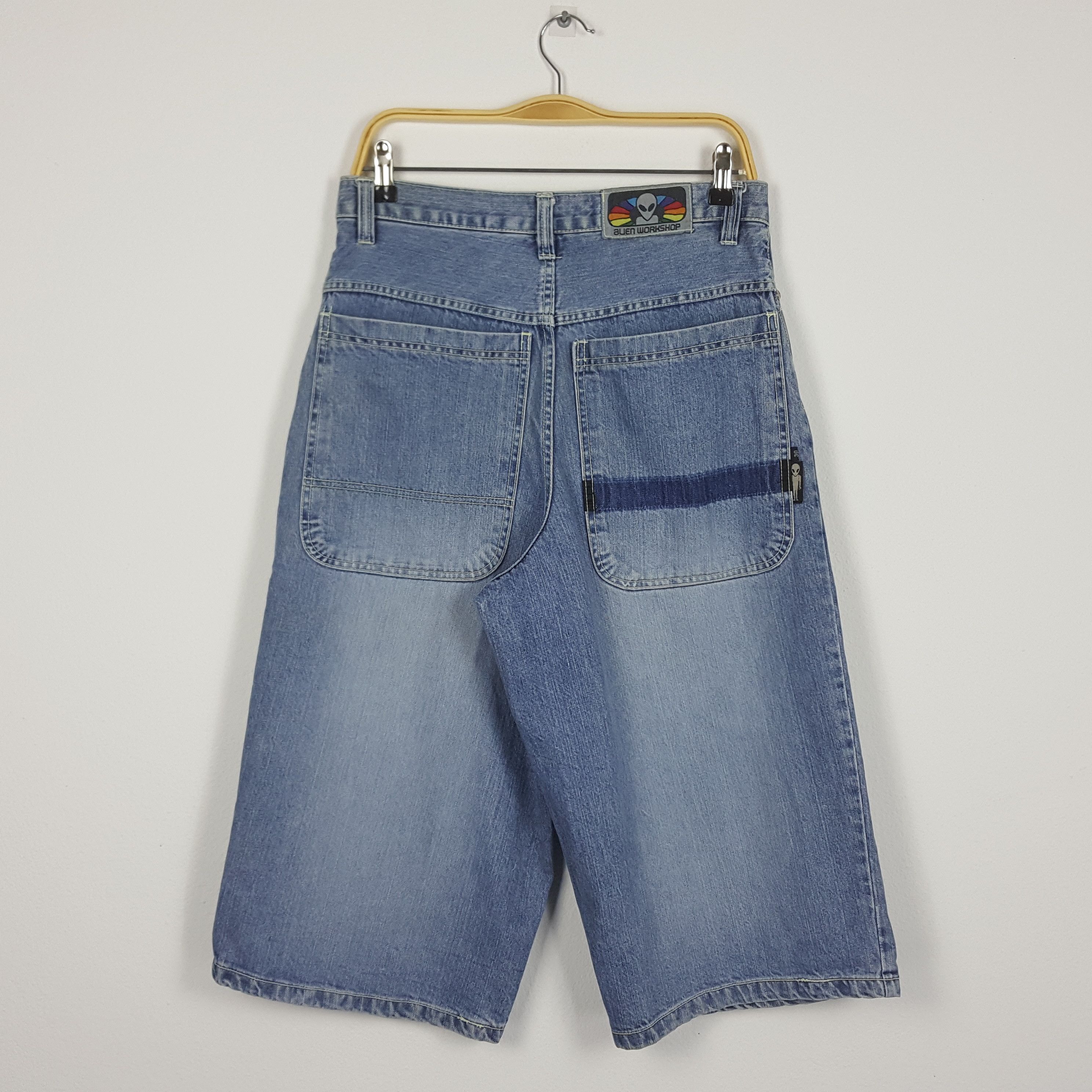 Vintage 90s Alien Workshop Denim Shorts online