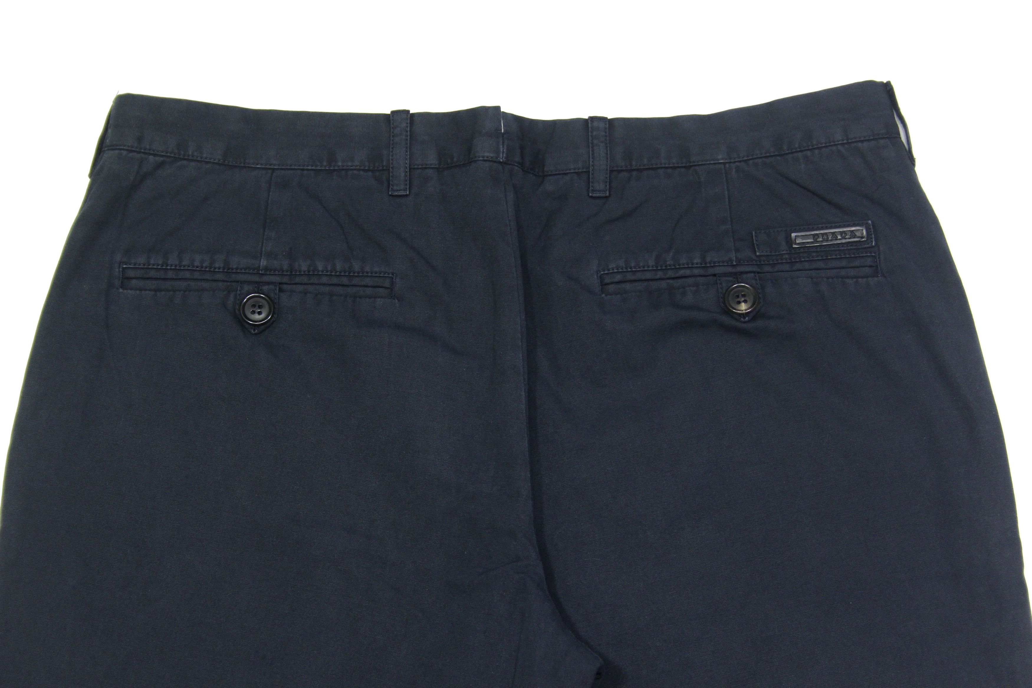 Prada Black Tab Mainline Navy Pants Size US 32 / EU 48 - 4 Thumbnail