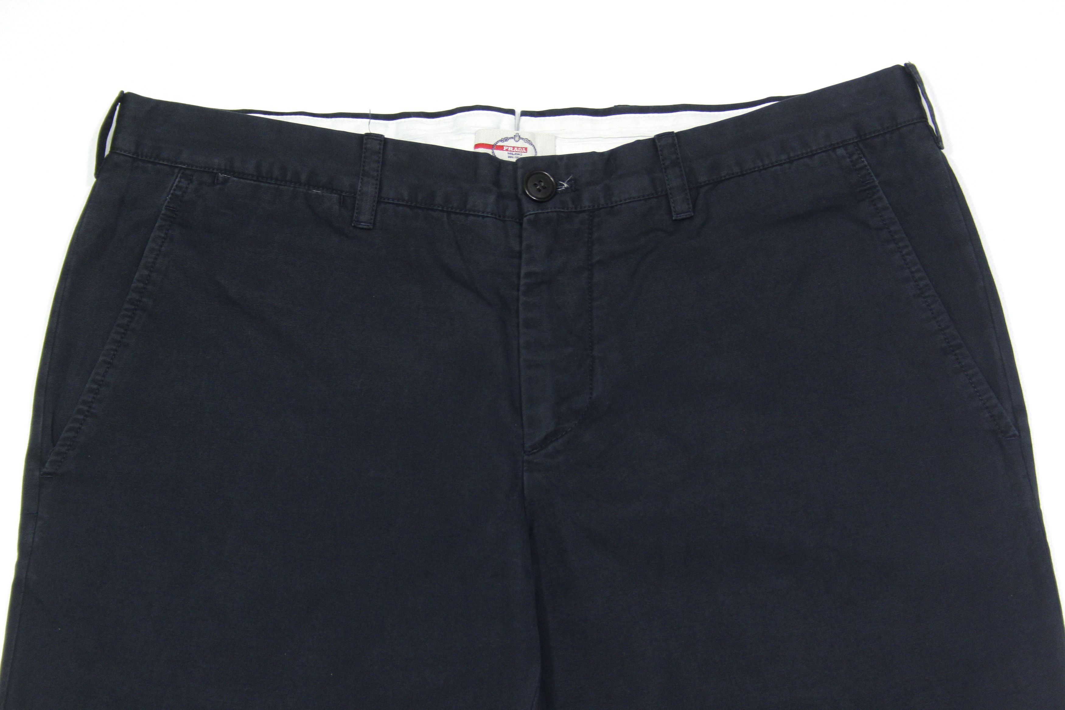 Prada Black Tab Mainline Navy Pants Size US 32 / EU 48 - 3 Thumbnail