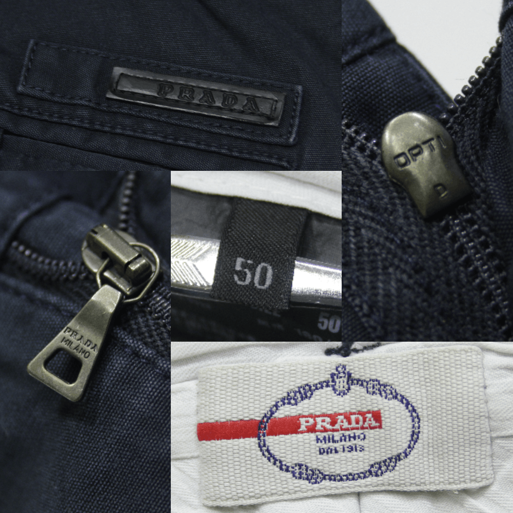 Prada Black Tab Mainline Navy Pants Size US 32 / EU 48 - 10 Thumbnail