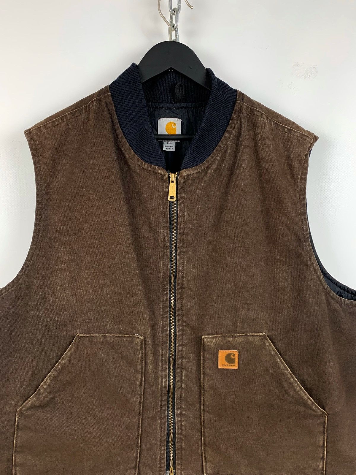 Carhartt 90s Vintage Carhartt Brown Work Vest Jacket Size US XXL / EU 58 / 5 - 2 Thumbnail