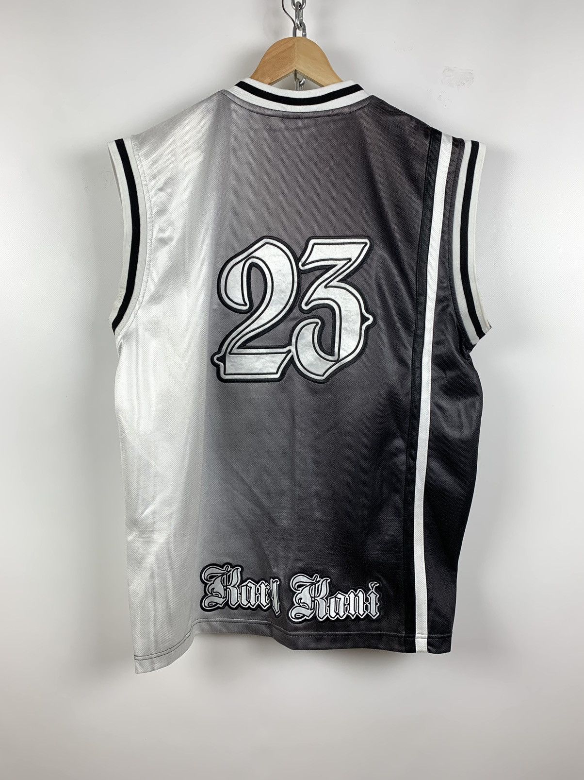 Karl Kani 90s Vintage Karl Kani 23 Made in USA Jersey Shirt Size US M / EU 48-50 / 2 - 2 Thumbnail