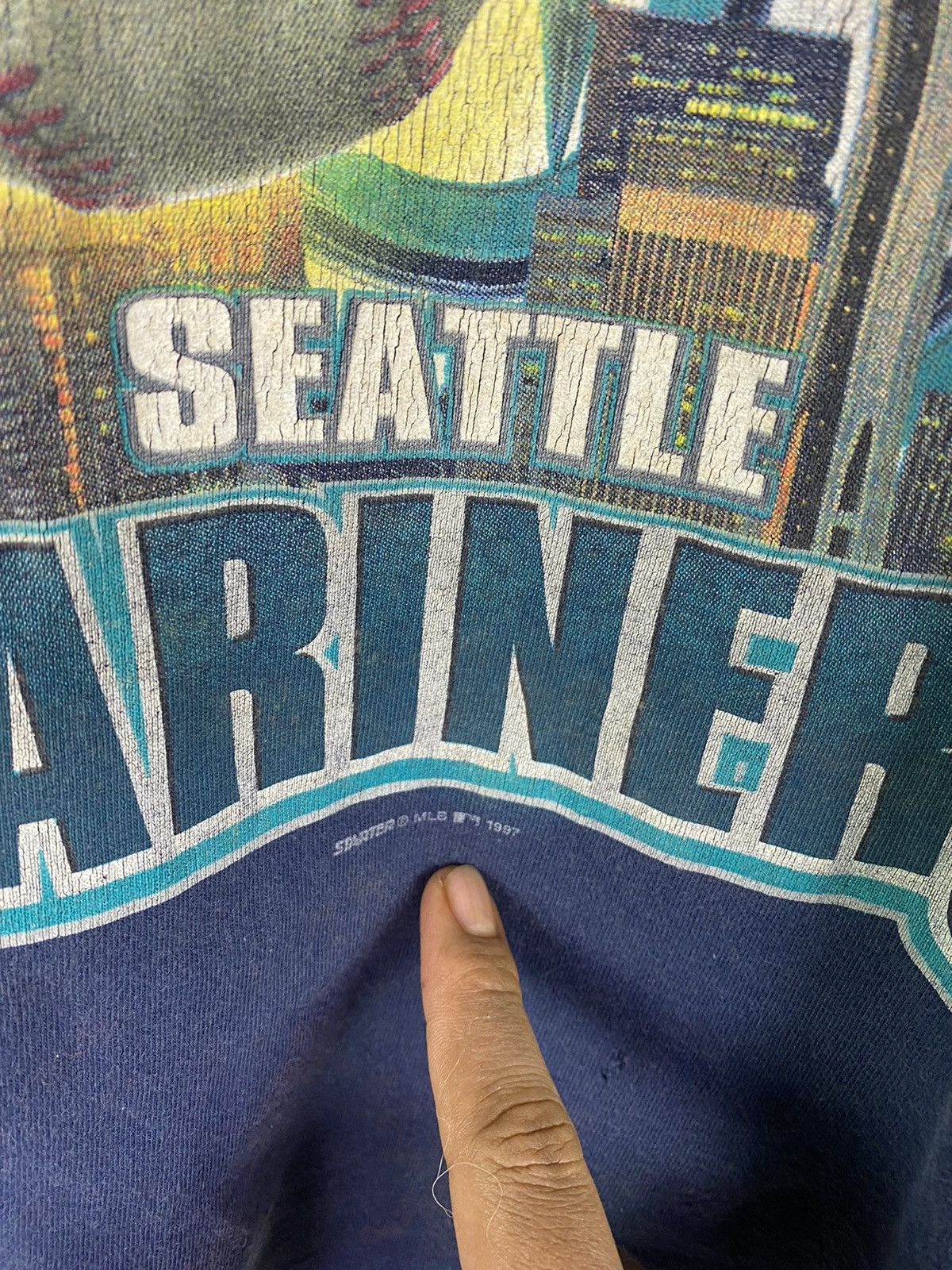 MLB × Starter × Vintage 🔥SALE🔥VINTAGE WESTERN DIVISION CHAMPIONS SEATTLE MARINES Size US XL / EU 56 / 4 - 8 Thumbnail