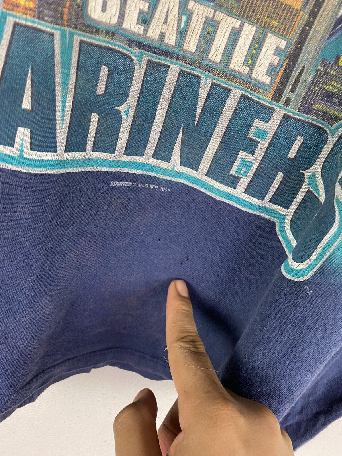 MLB × Starter × Vintage 🔥SALE🔥VINTAGE WESTERN DIVISION CHAMPIONS SEATTLE MARINES Size US XL / EU 56 / 4 - 7 Thumbnail