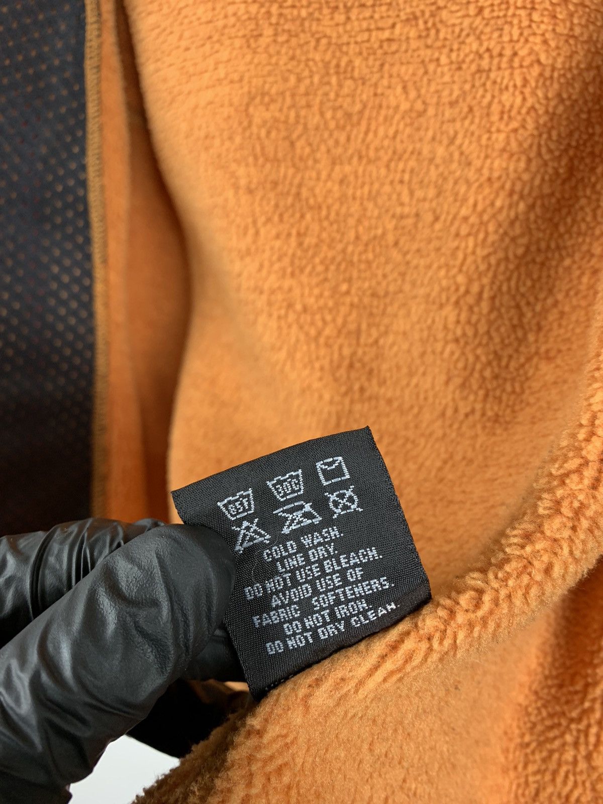 Arc'teryx WMNS Vintage Arcteryx Orange Zip Fleece Hoodie Jacket Size XS / US 0-2 / IT 36-38 - 13 Thumbnail