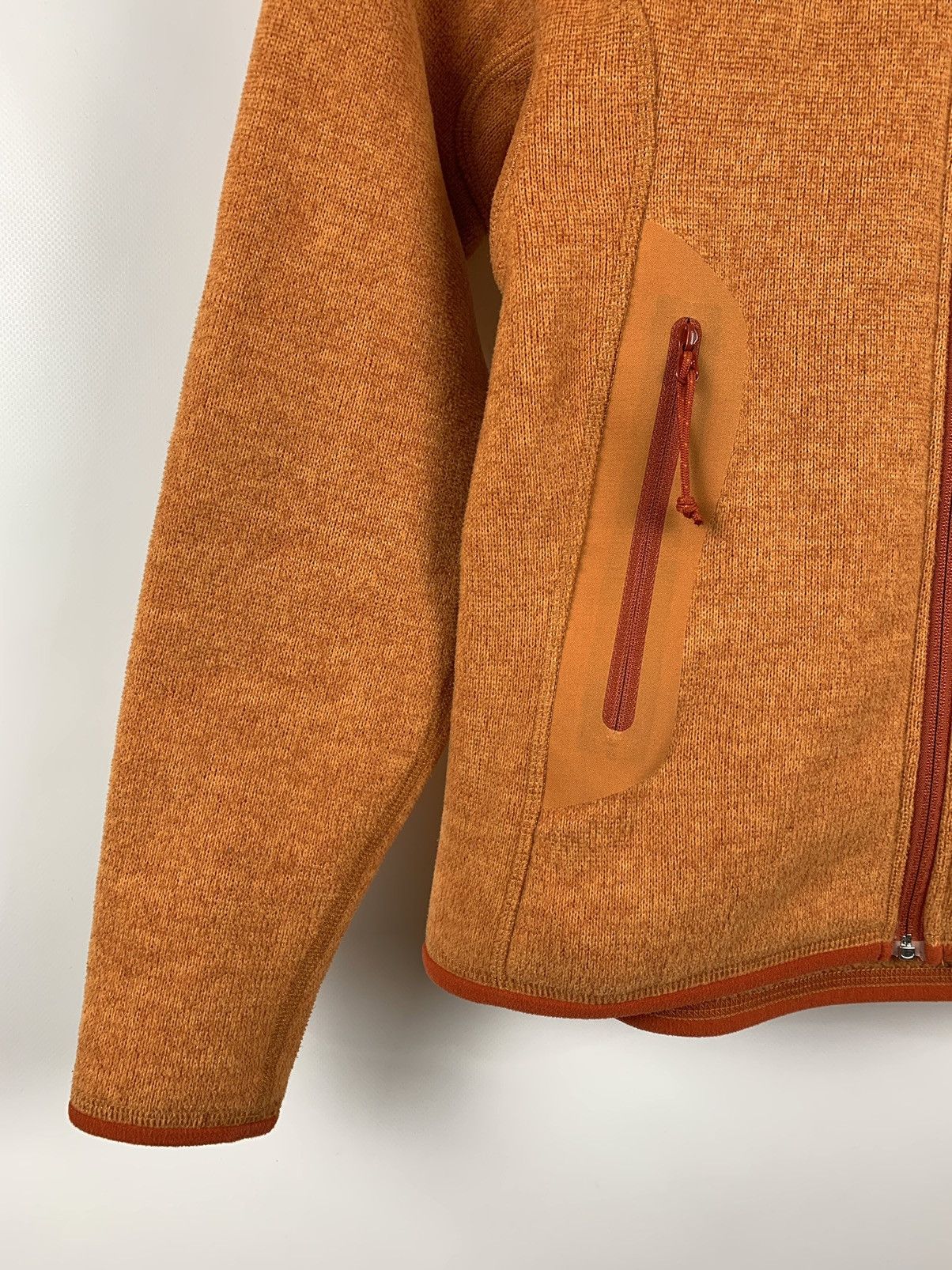 Arc'teryx WMNS Vintage Arcteryx Orange Zip Fleece Hoodie Jacket Size XS / US 0-2 / IT 36-38 - 6 Thumbnail