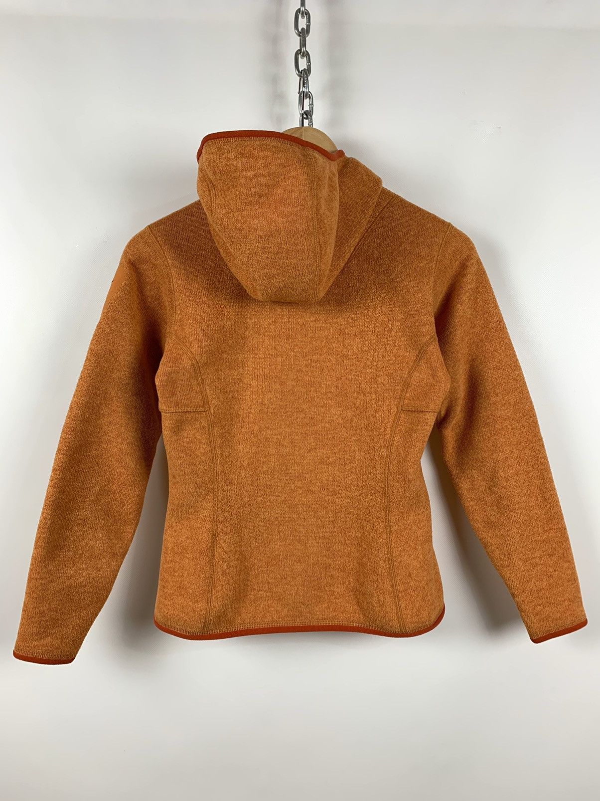 Arc'teryx WMNS Vintage Arcteryx Orange Zip Fleece Hoodie Jacket Size XS / US 0-2 / IT 36-38 - 8 Thumbnail
