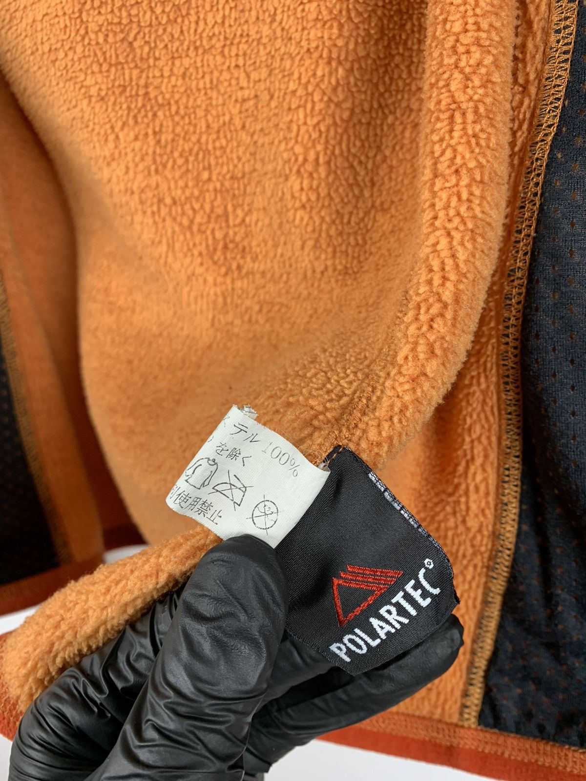 Arc'teryx WMNS Vintage Arcteryx Orange Zip Fleece Hoodie Jacket Size XS / US 0-2 / IT 36-38 - 12 Thumbnail