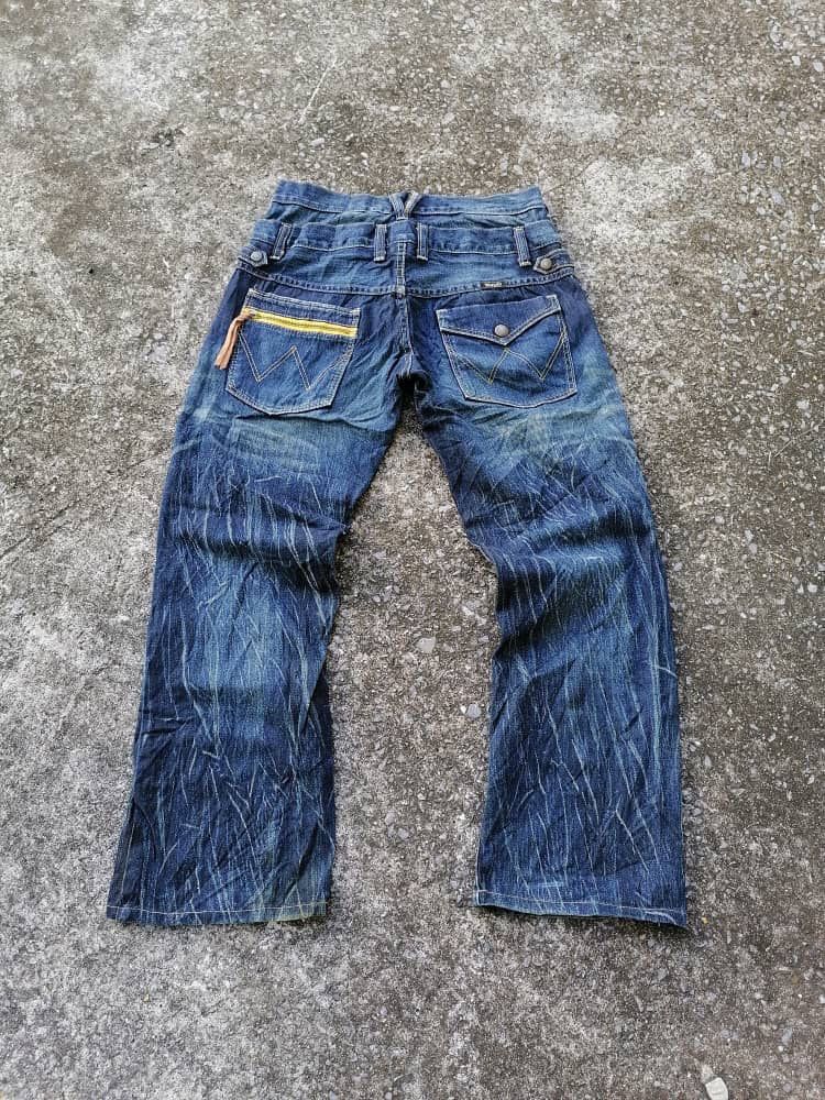 Wrangler Wrangler Double Waist Nice Design Denim Jeans Size US 32 / EU 48 - 2 Thumbnail