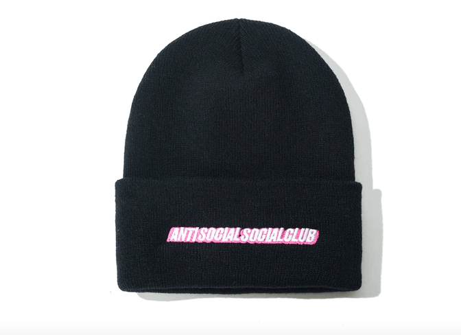 Anti Social Social Club Anti Social Social Club Mr. Bean Beanie Size ONE SIZE - 2 Thumbnail